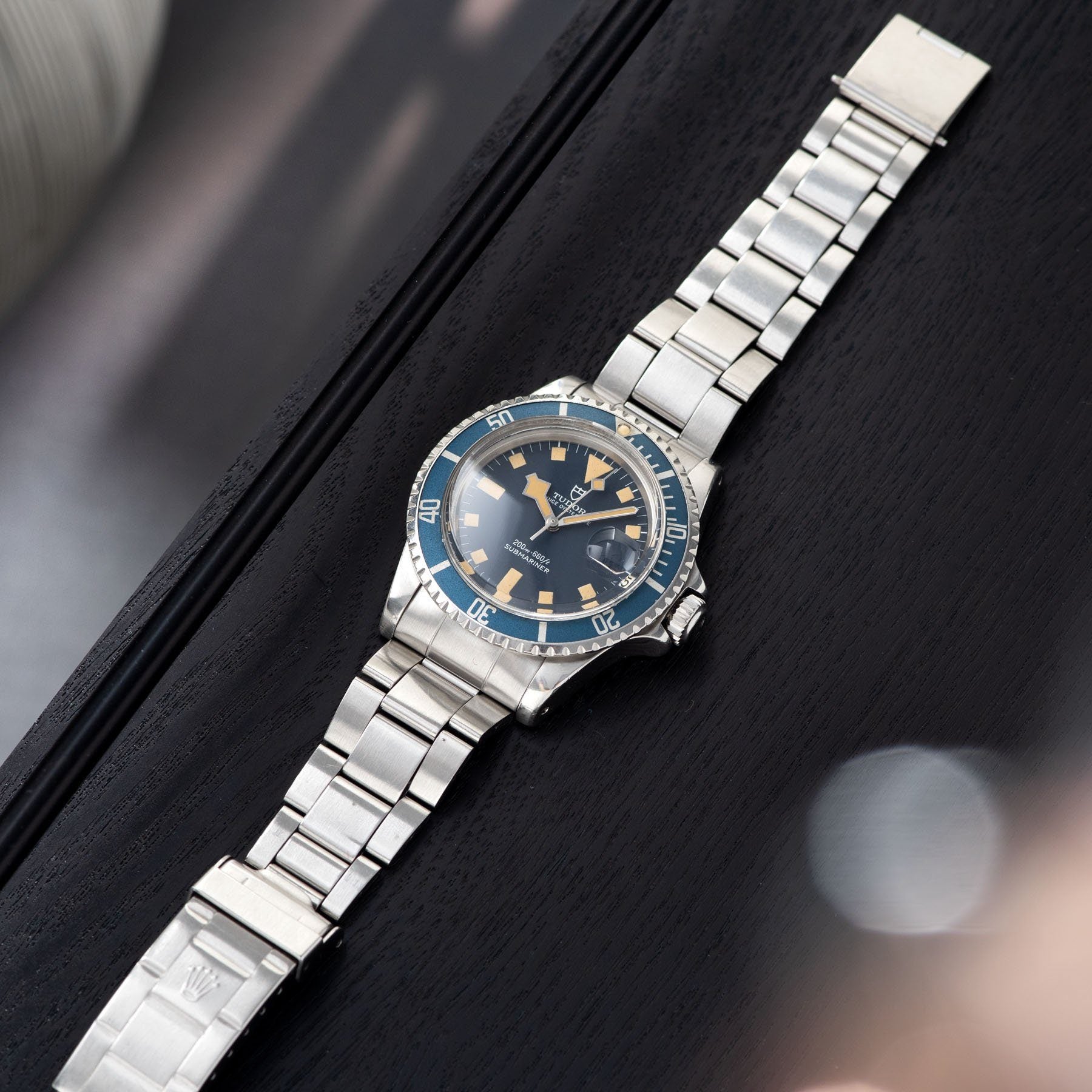 Tudor Submariner Date Blue Snowflake 9411/0 with Rolex 9315 bracelet with 380 endlinks