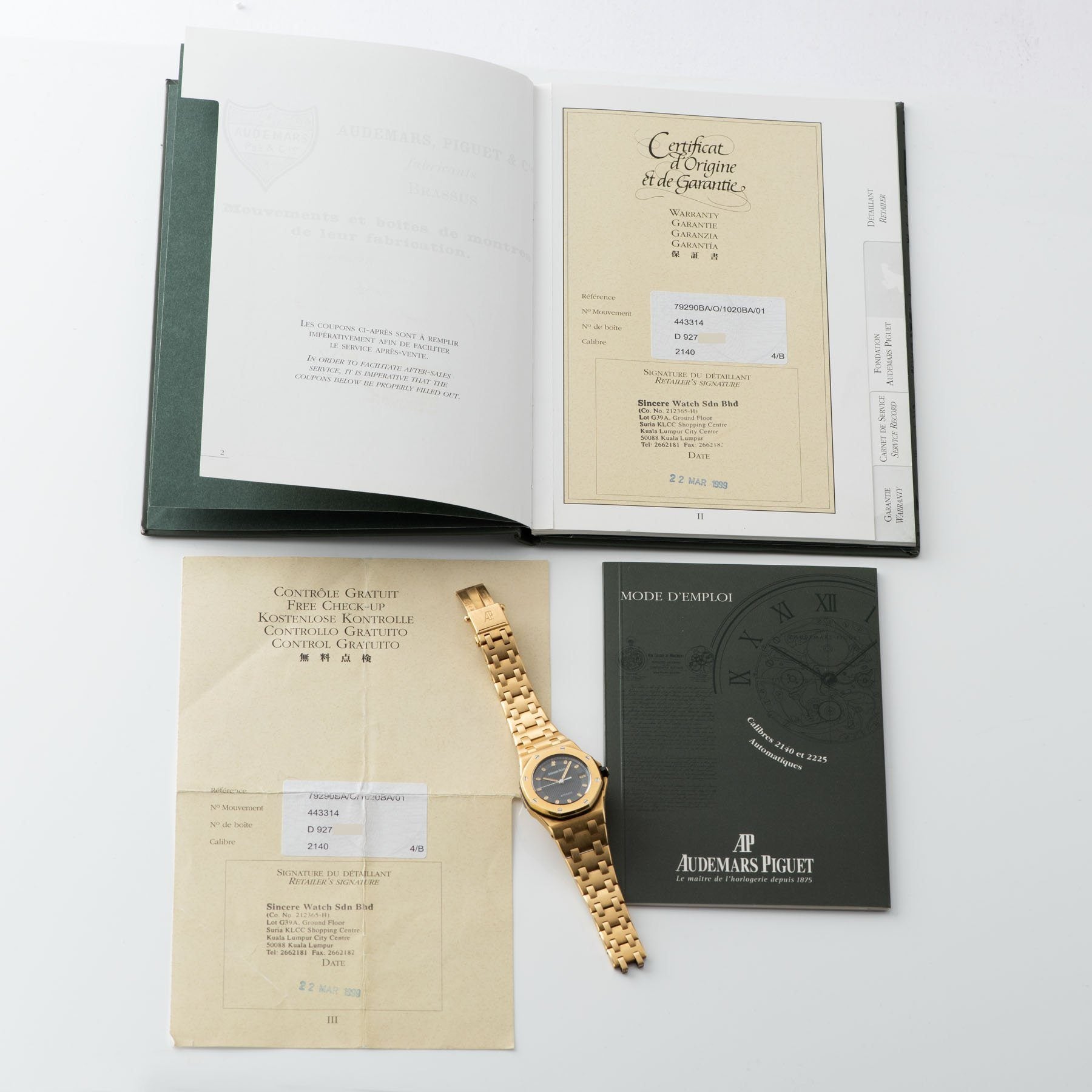 Audemars Piguet Royal Oak Offshore Lady Reference 79290BA with Original paper and manual