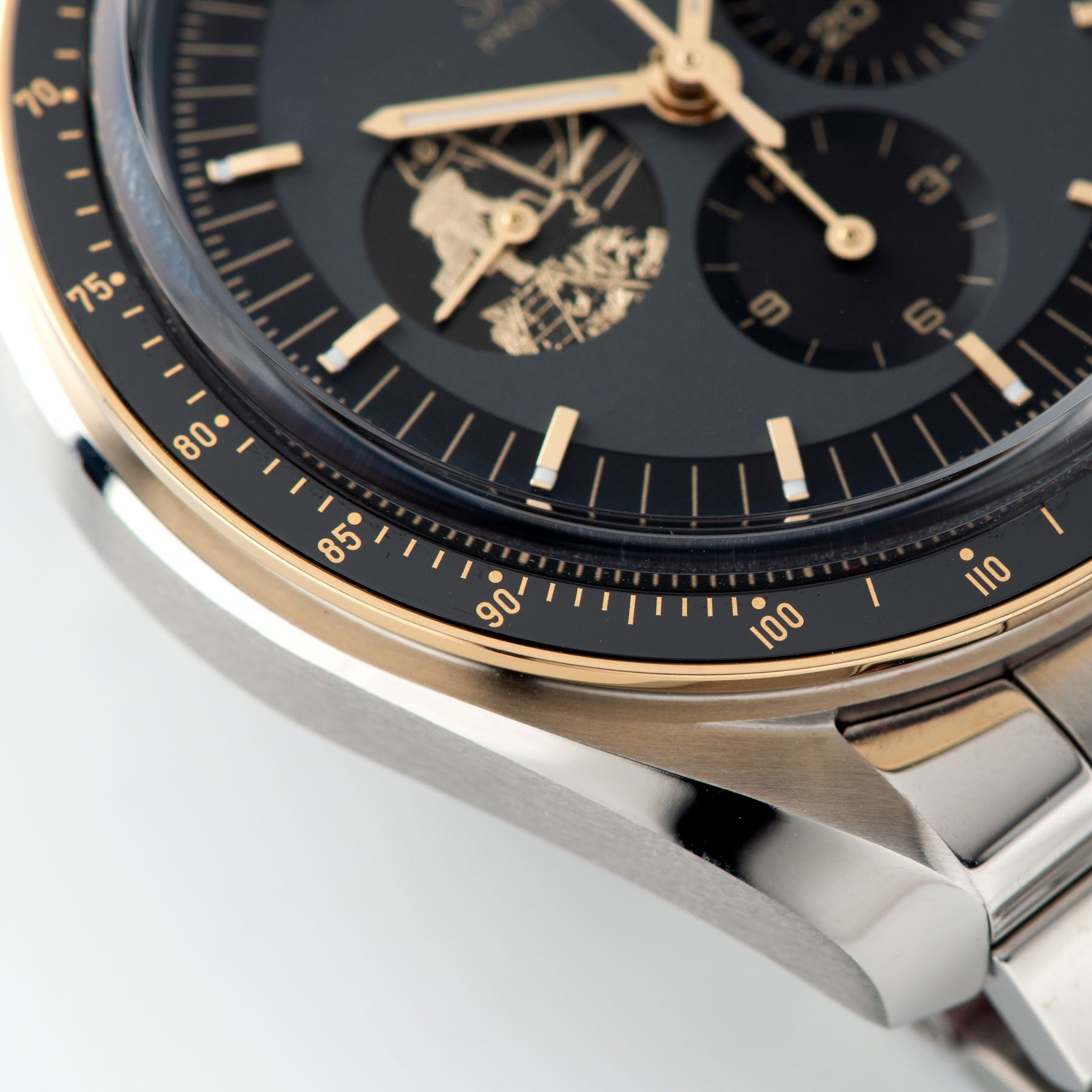 Omega Speedmaster Apollo 11 50th Anniversary Limited Edition with Moonshine gold bezel