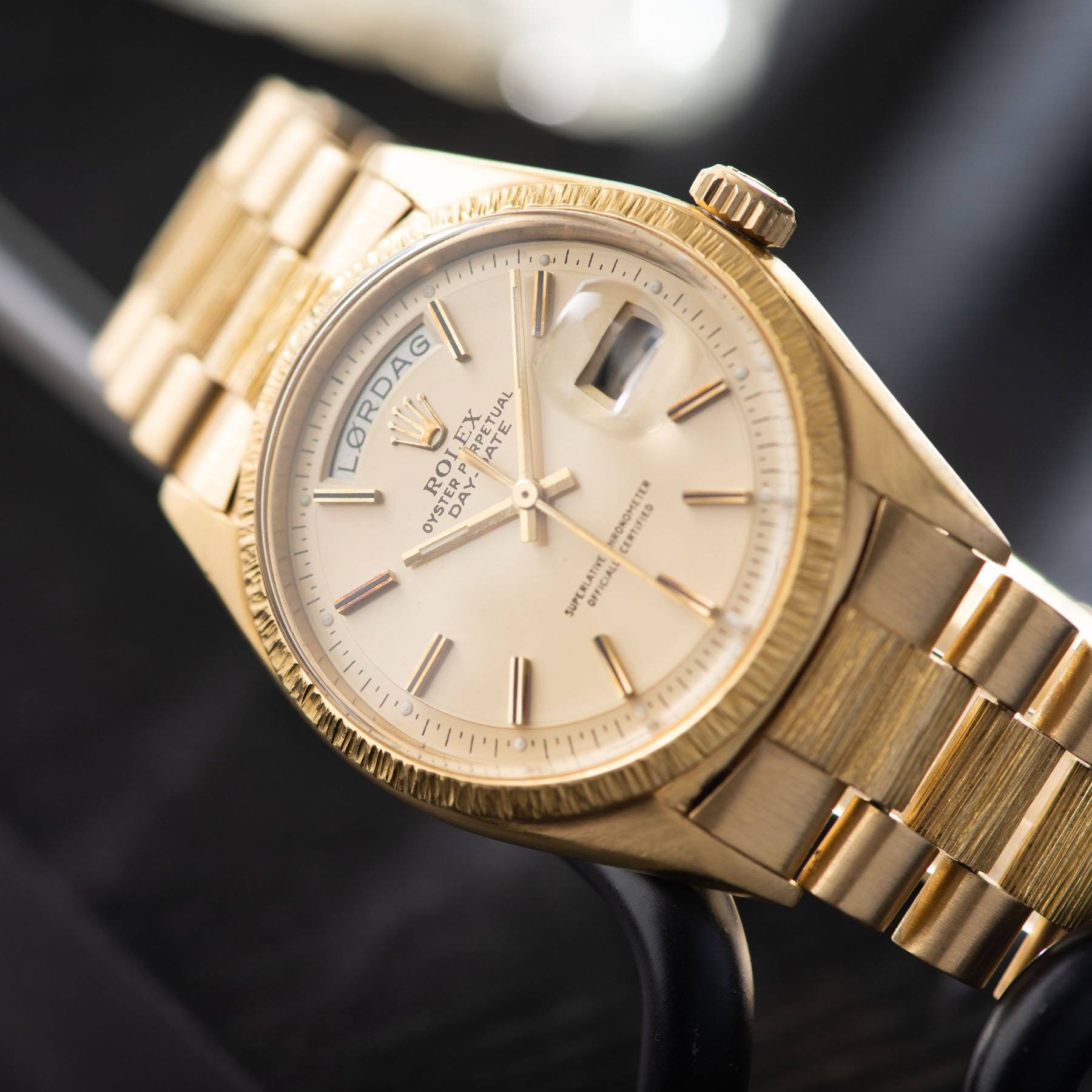 Rolex Day-Date Champagne Dial Yellow Gold 1807