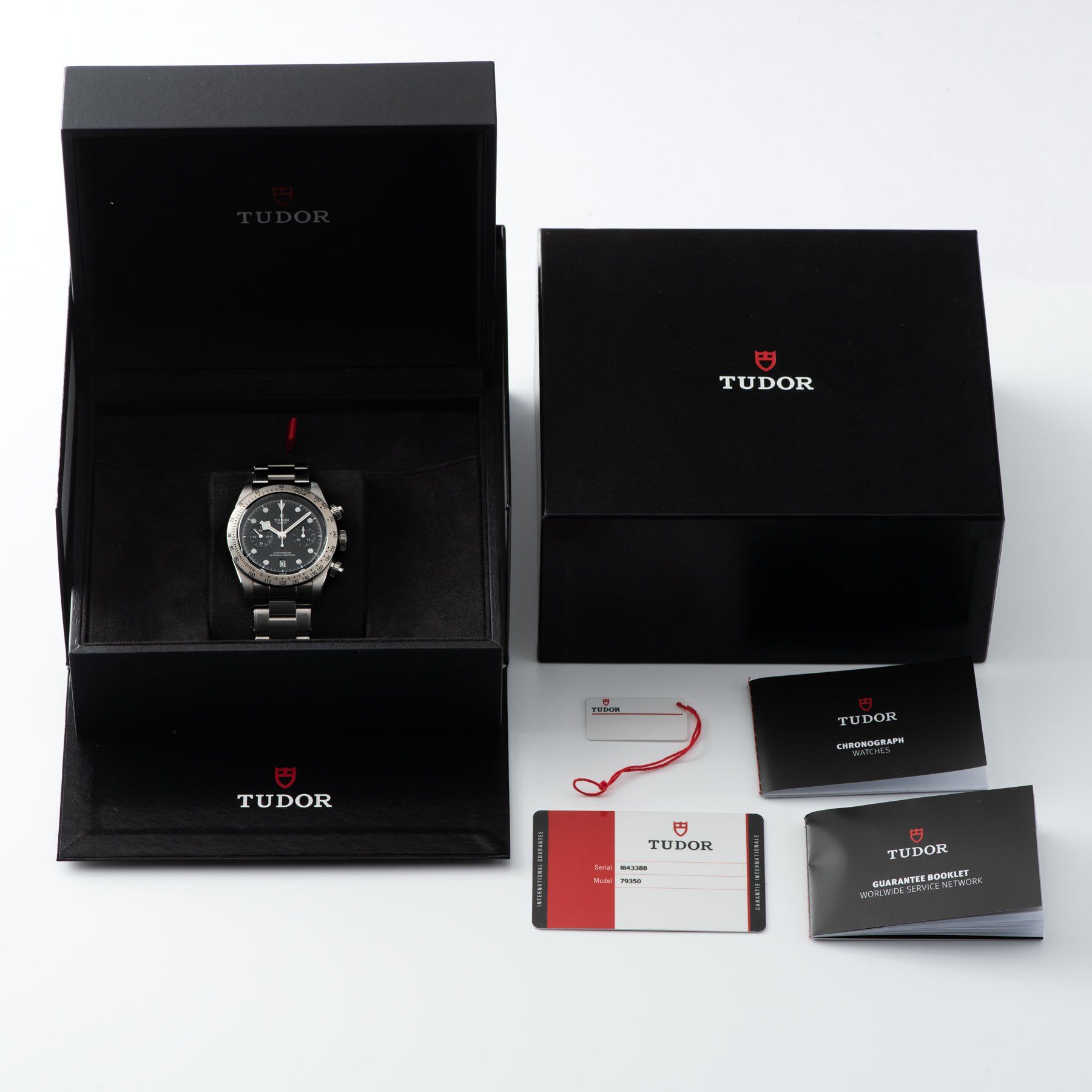 Tudor Black Watch outlet Gift Box Complete