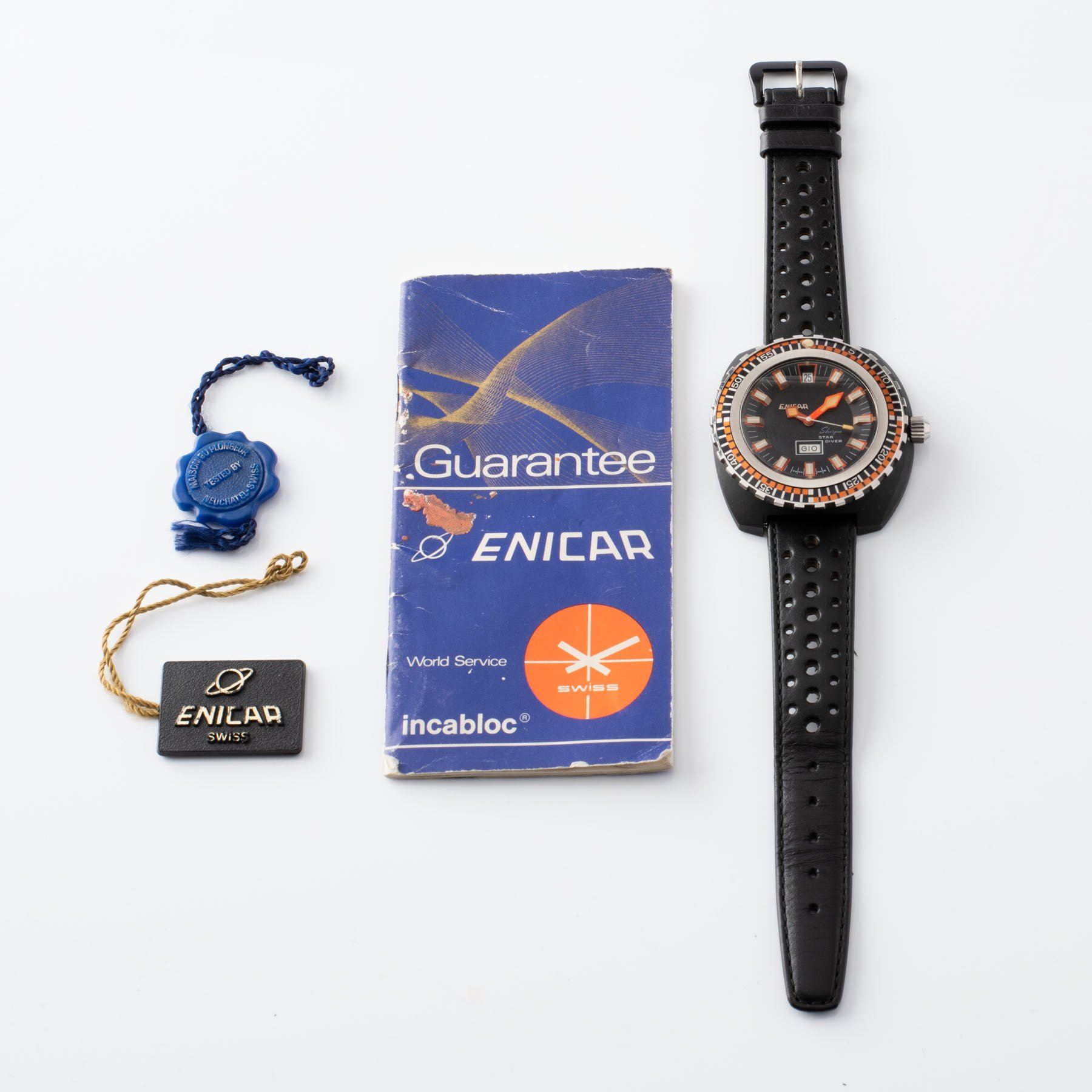 Enicar Sherpa Star Diver 147-05-02 with Guarantee and hangtags
