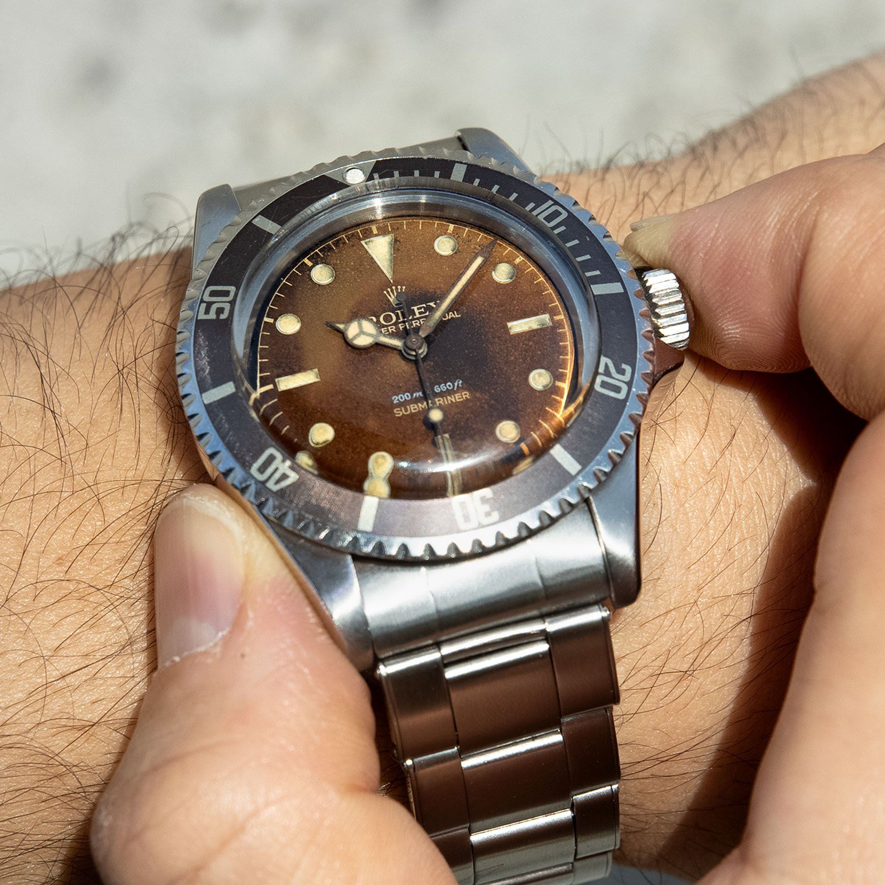 Rolex submariner hot sale gilt dial