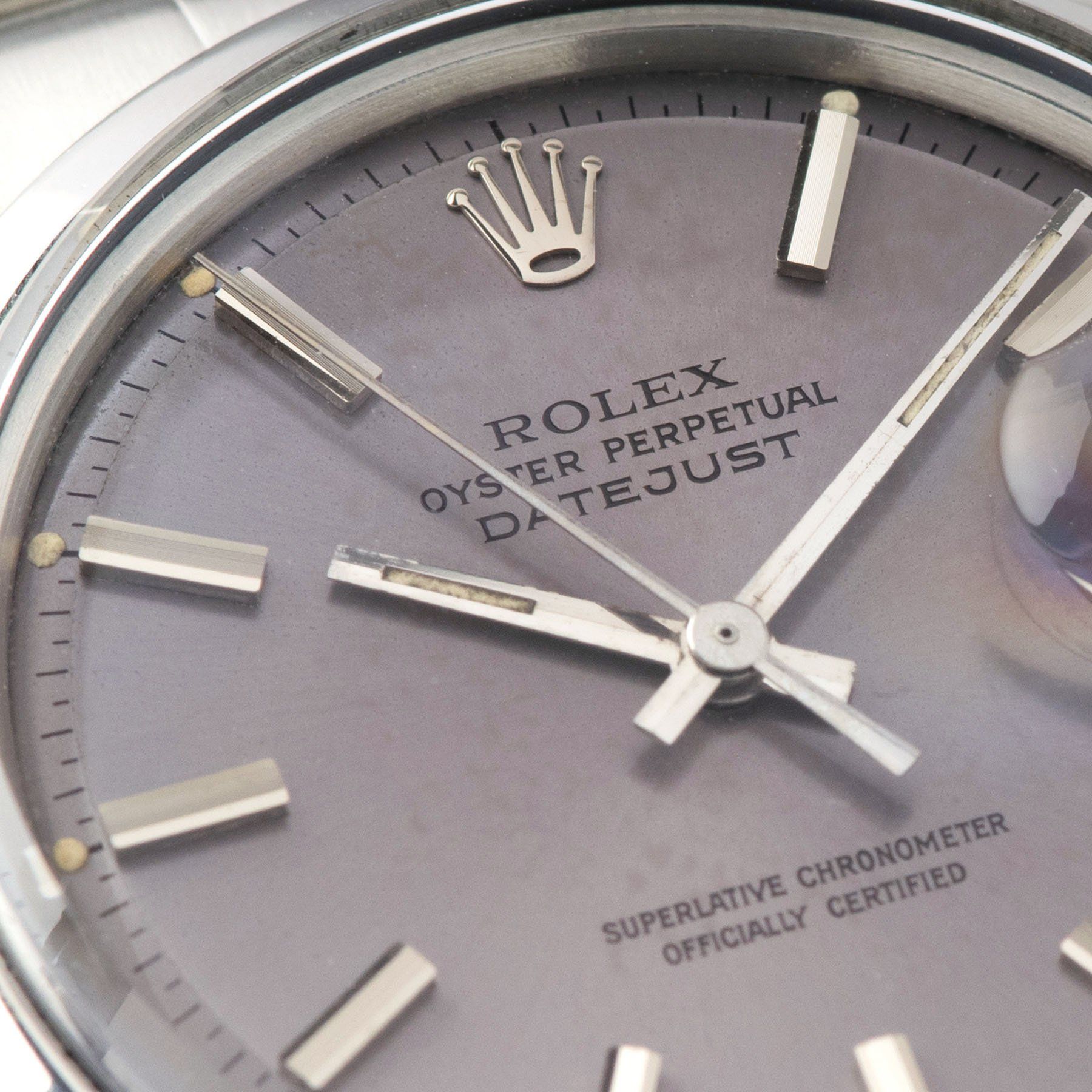 Rolex Datejust Reference 1600 Lavendar Dial