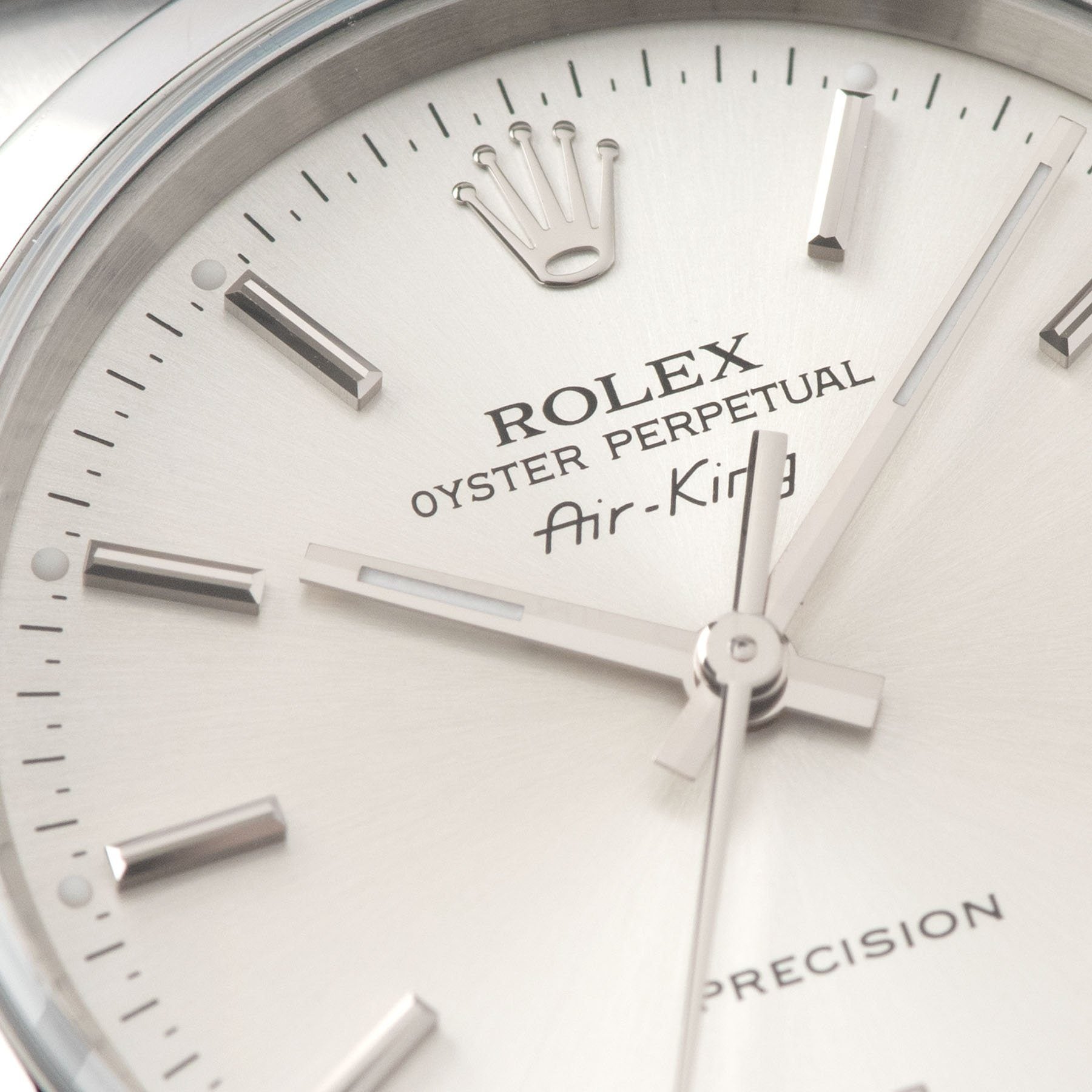 Rolex Air King Ref 14000 Silver Soleil Dial