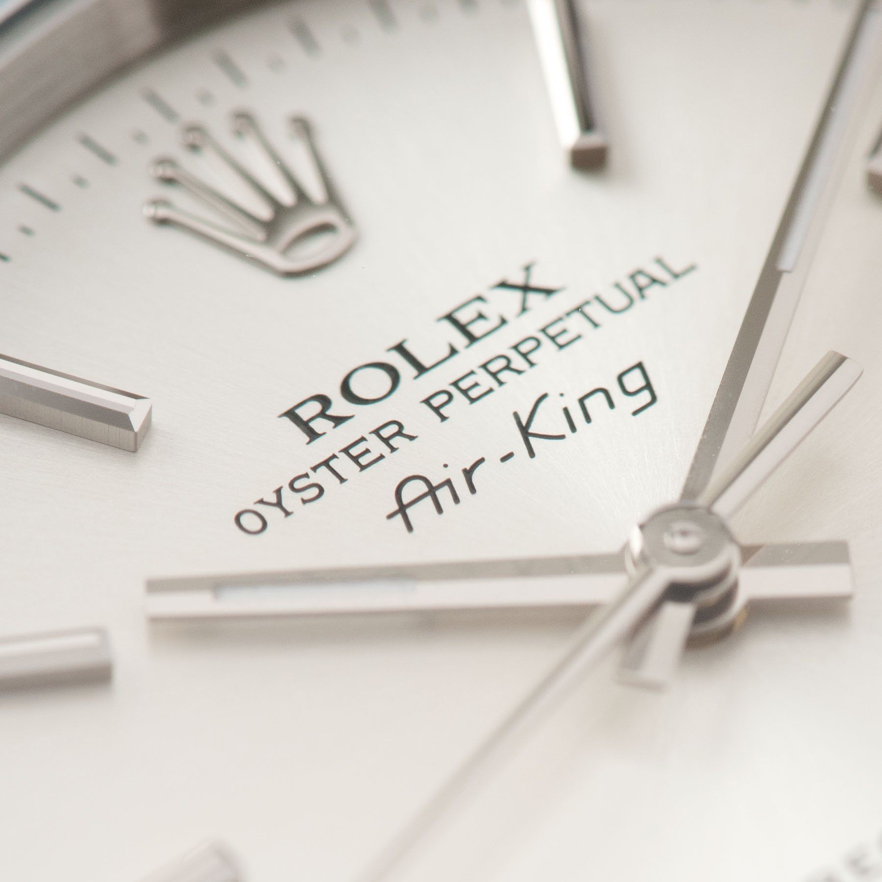 Rolex Air King Ref 14000 Silver Soleil Dial
