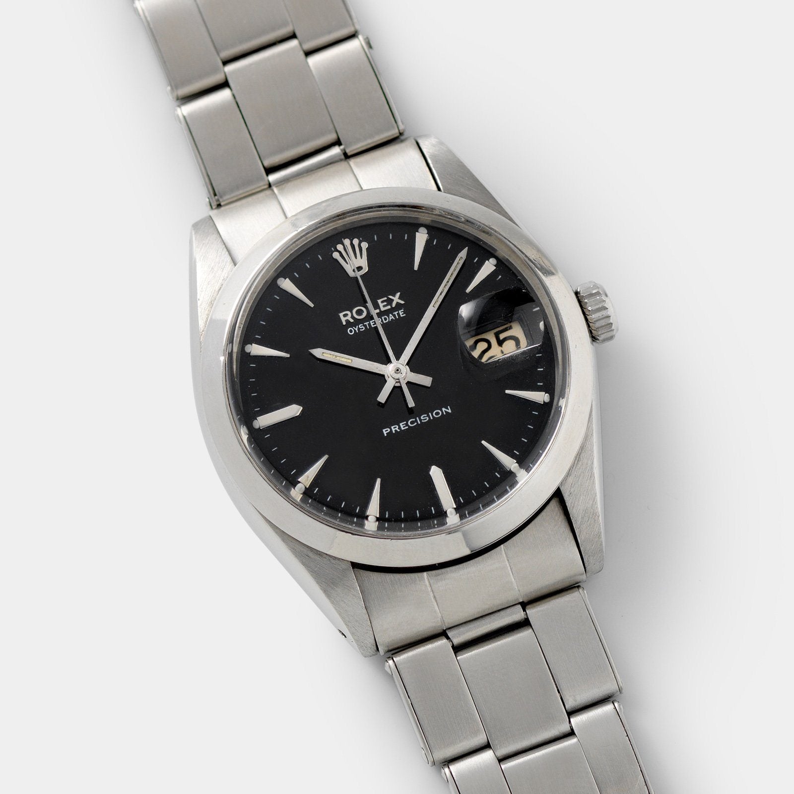 Rolex oysterdate precision 6694 black dial new arrivals