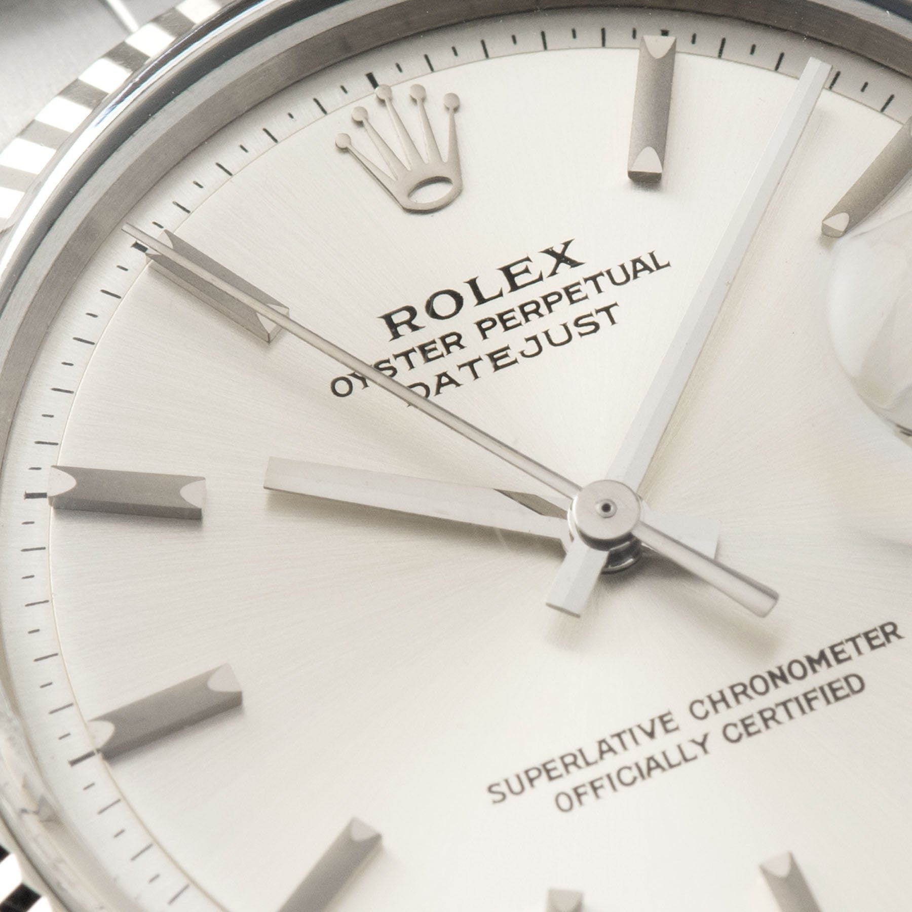 Rolex Datejust Reference 1601 Silver Dial