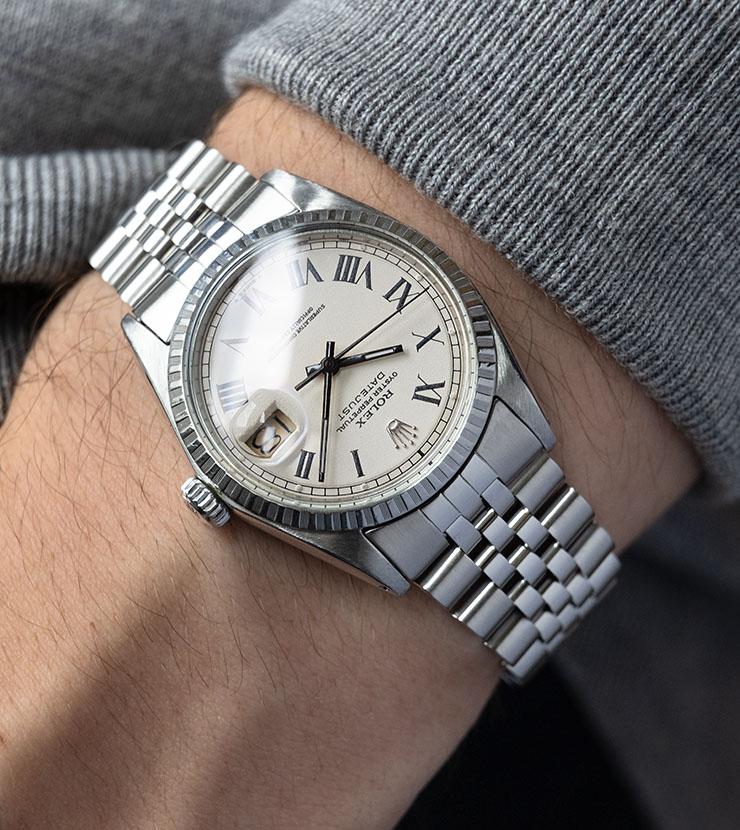 Rolex datejust wrist discount shot