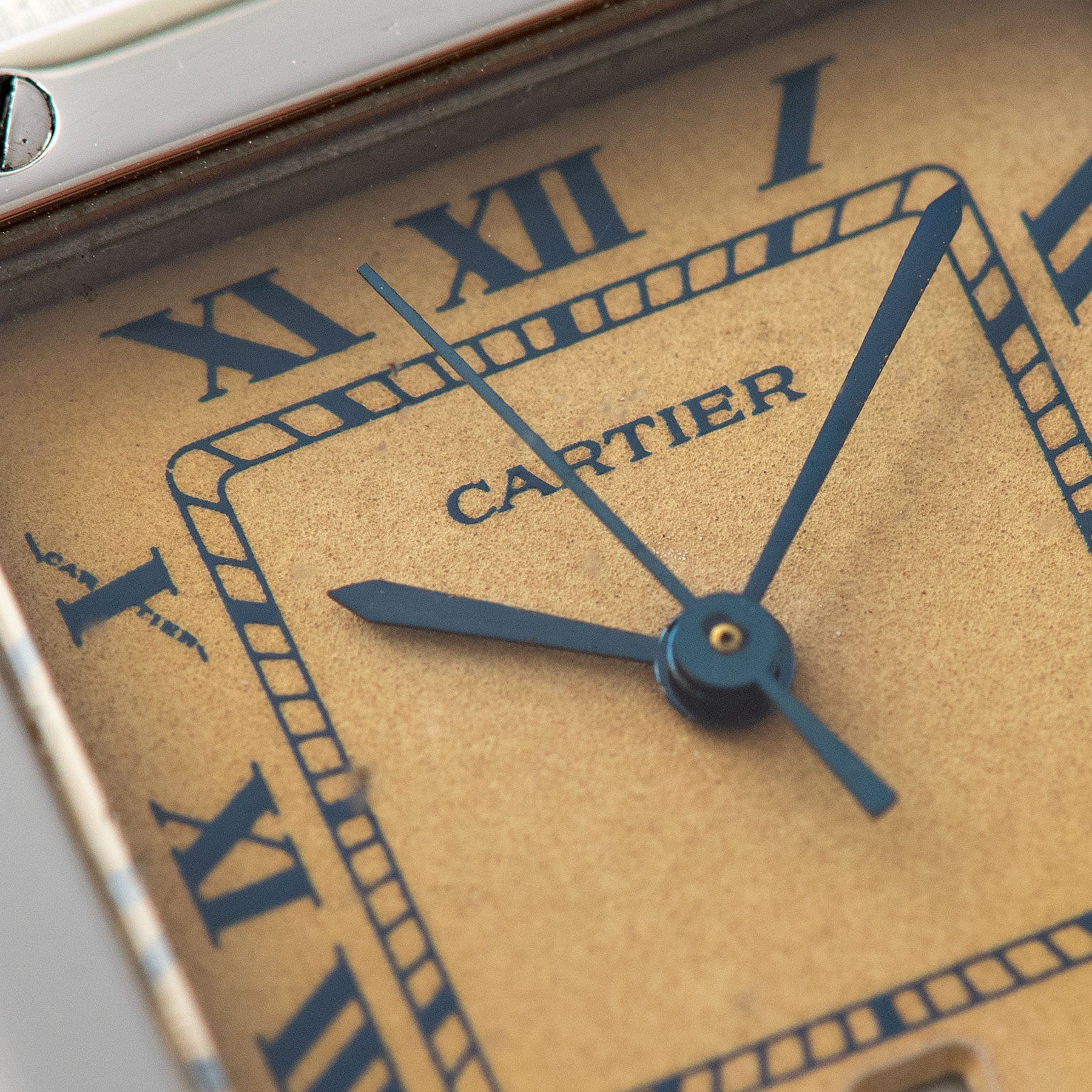 Cartier Santos Cream dial