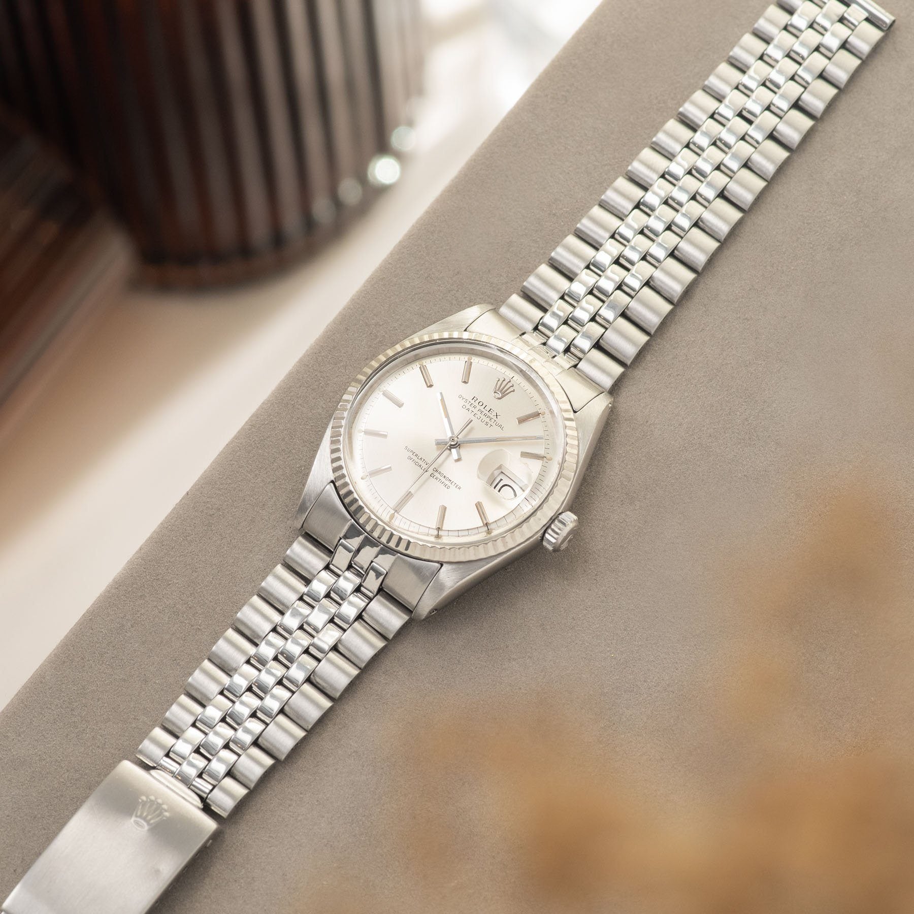 Rolex Datejust Steel 1601 with Silver Sigma Dial