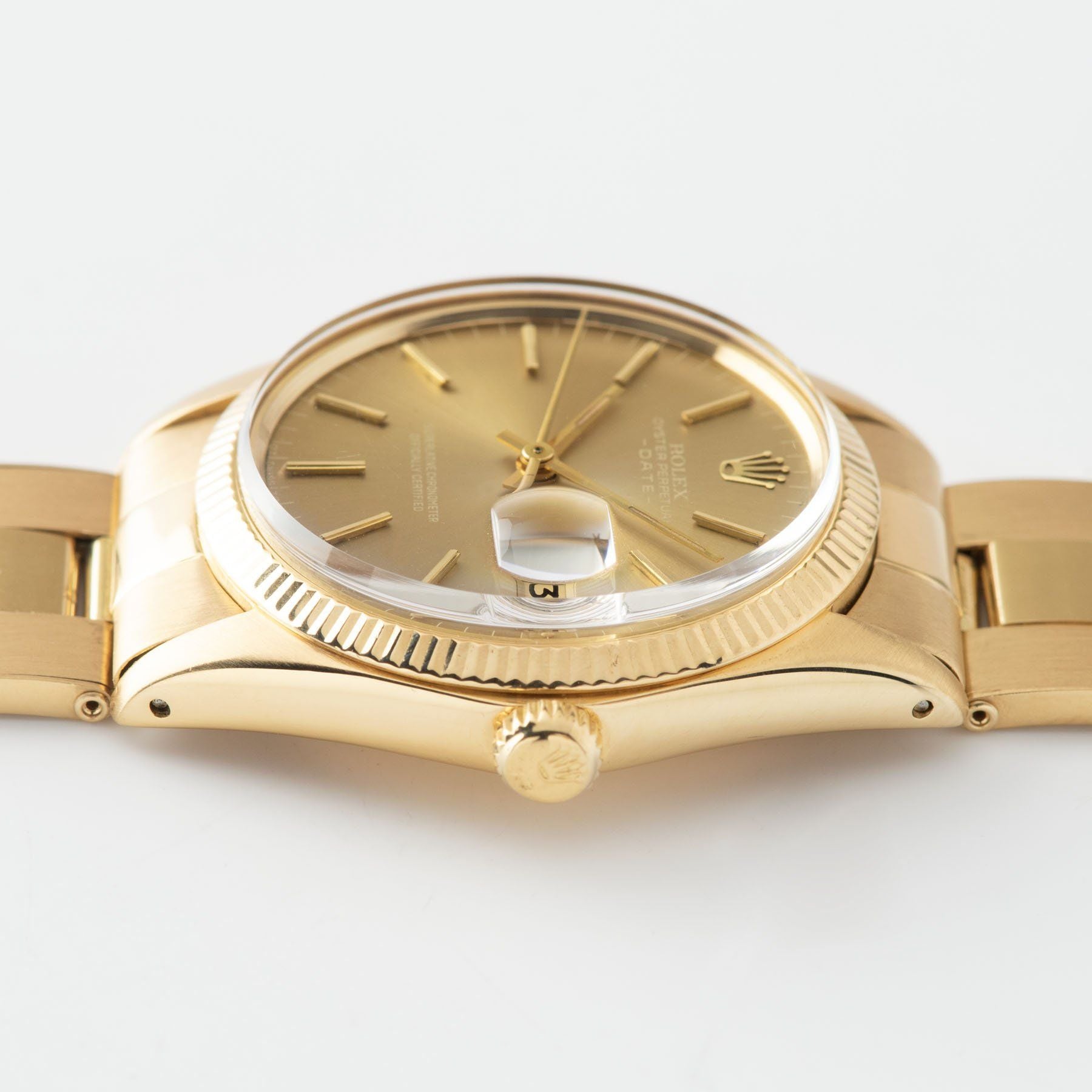 Rolex Yellow Gold Date Reference 1503 Tobacco Dial