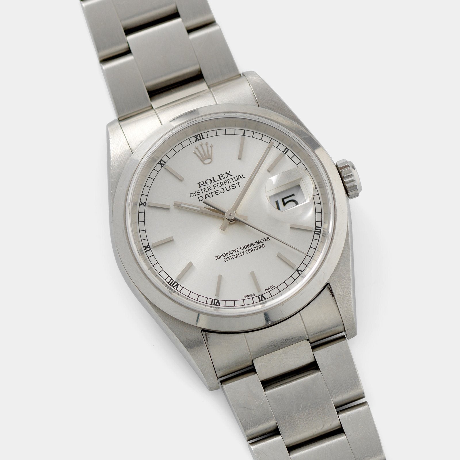 Rolex Datejust Silver Dial 16200