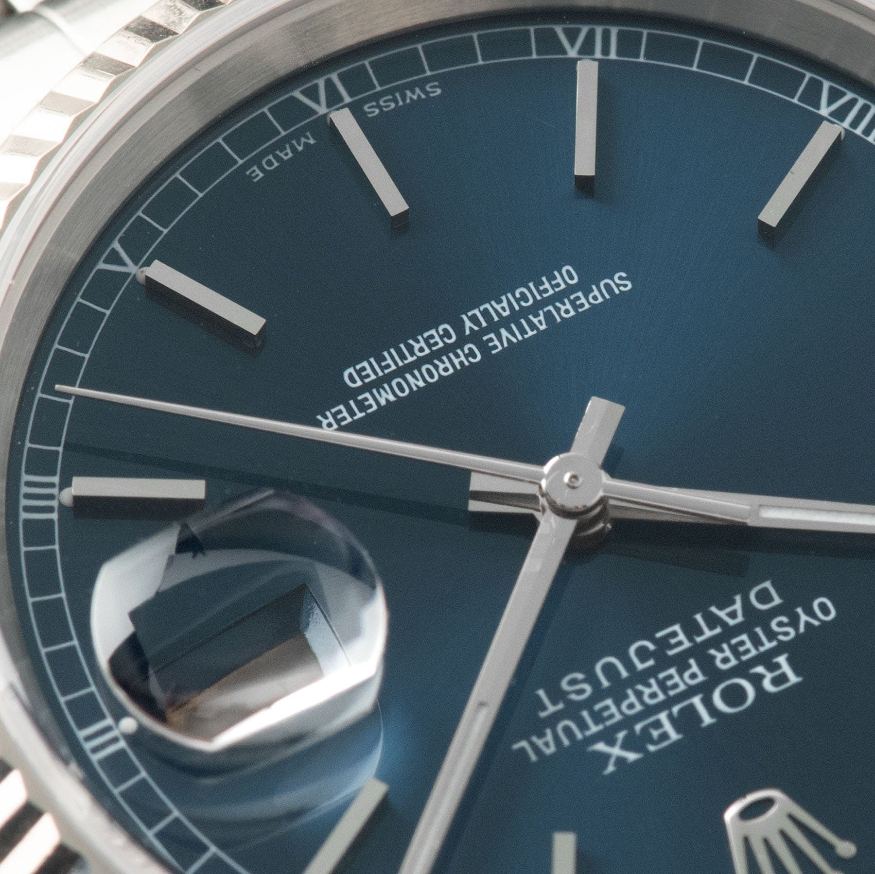 Rolex Datejust Blue Dial Reference 16234