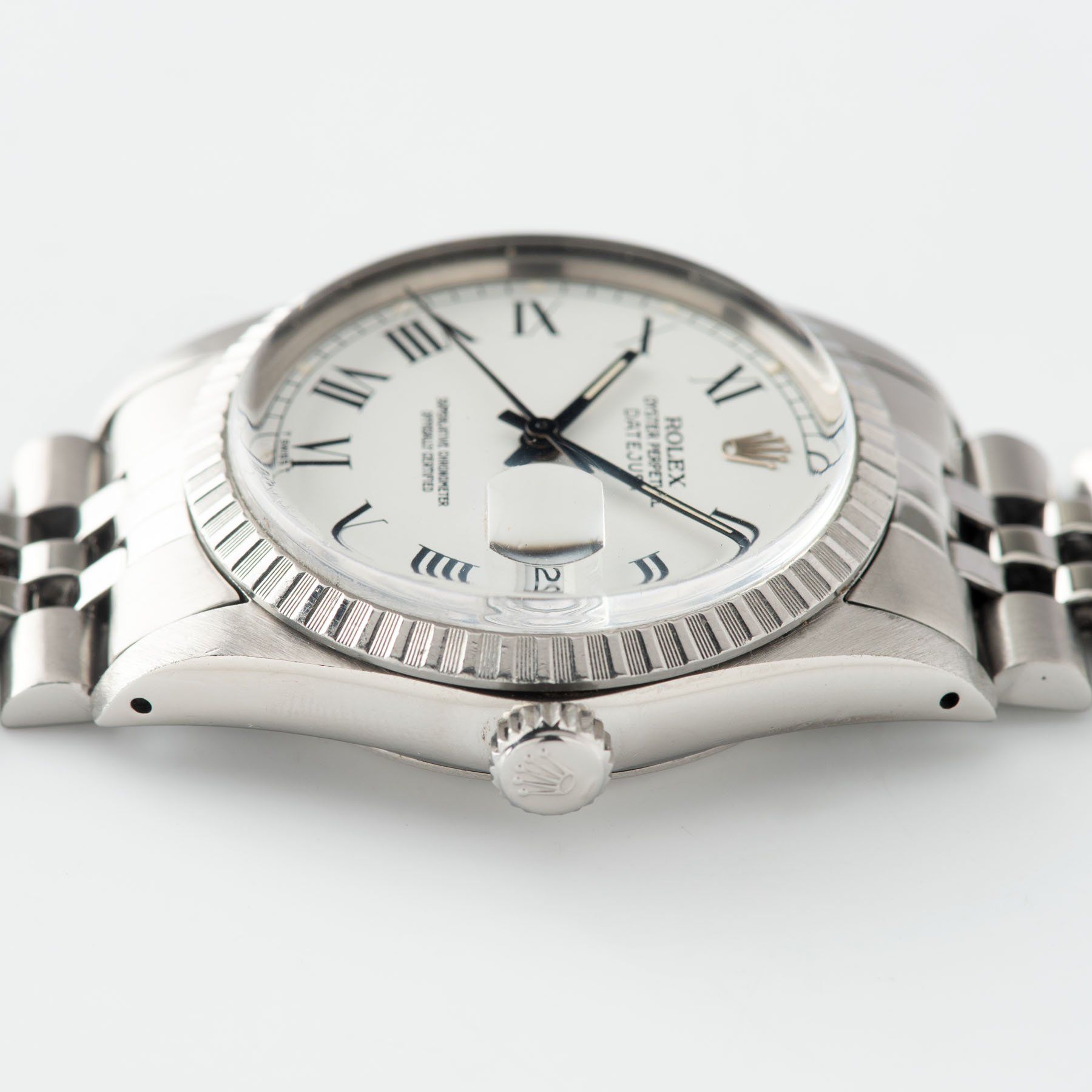 Rolex Datejust White Buckley Dial ref 16030