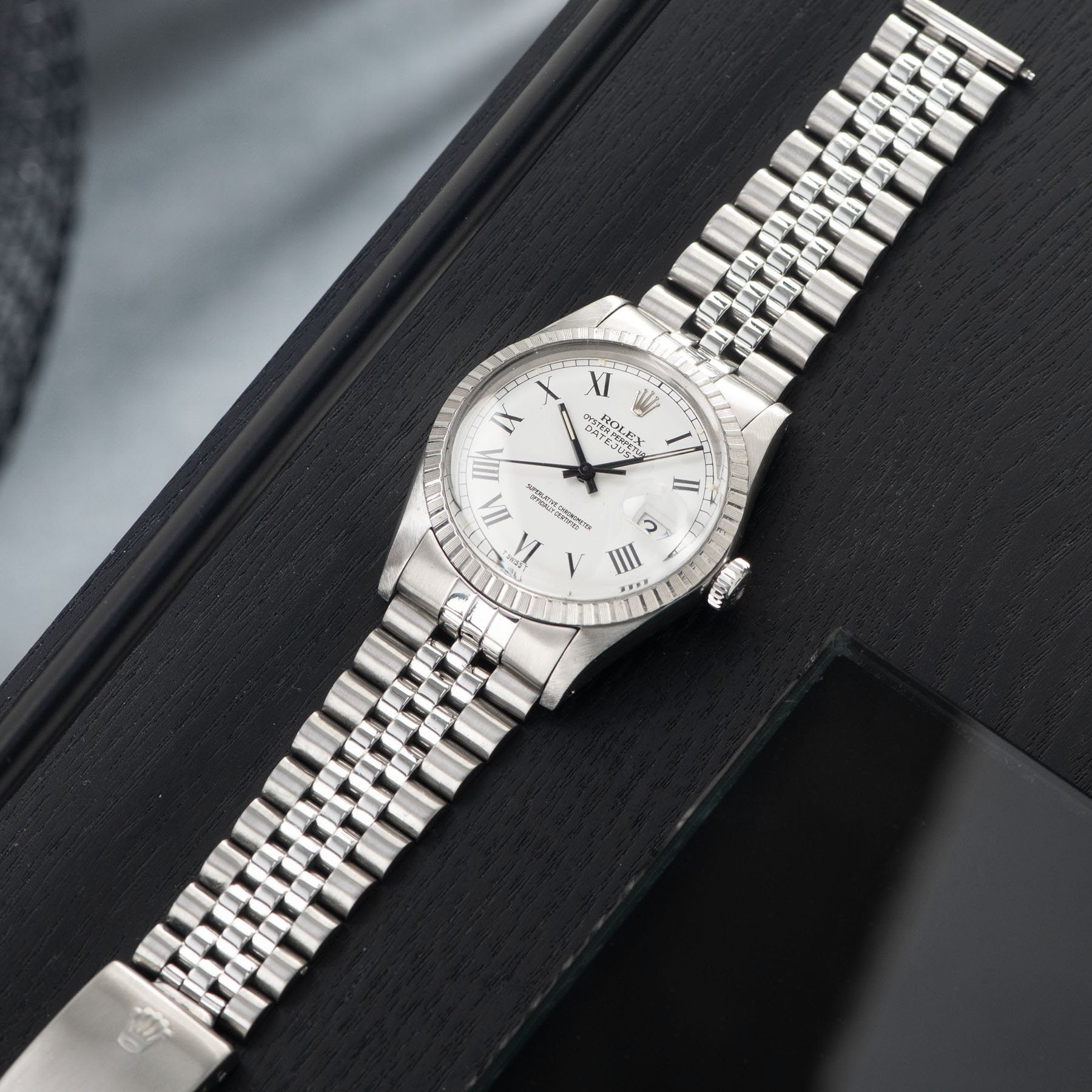 Rolex Datejust White Buckley Dial ref 16030