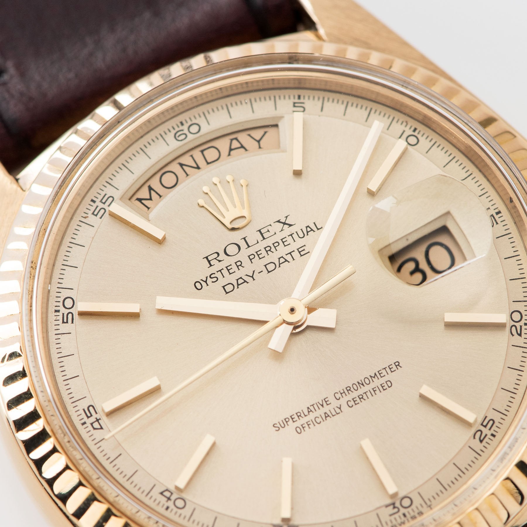 Rolex Day-Date Yellow Gold 1803 Champagne Dial