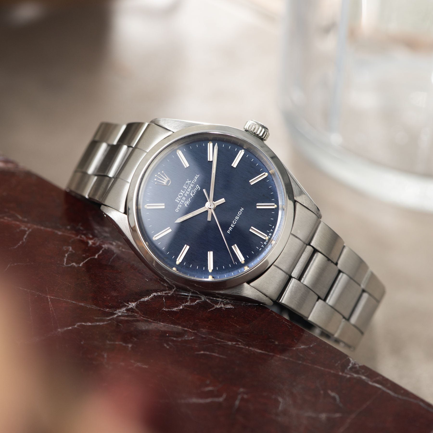 Rolex air best sale king bleu