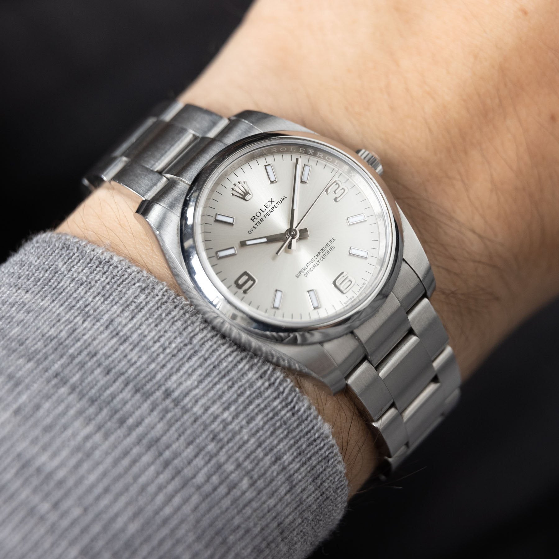 Rolex 116000 outlet silver