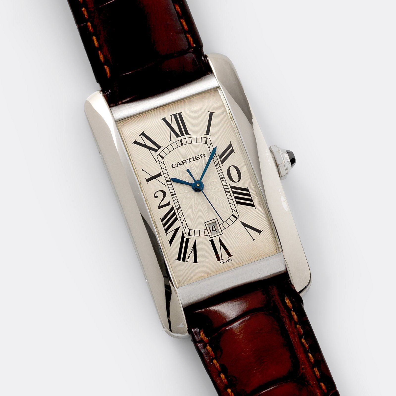 Cartier Tank Americaine White Gold Ref 1741