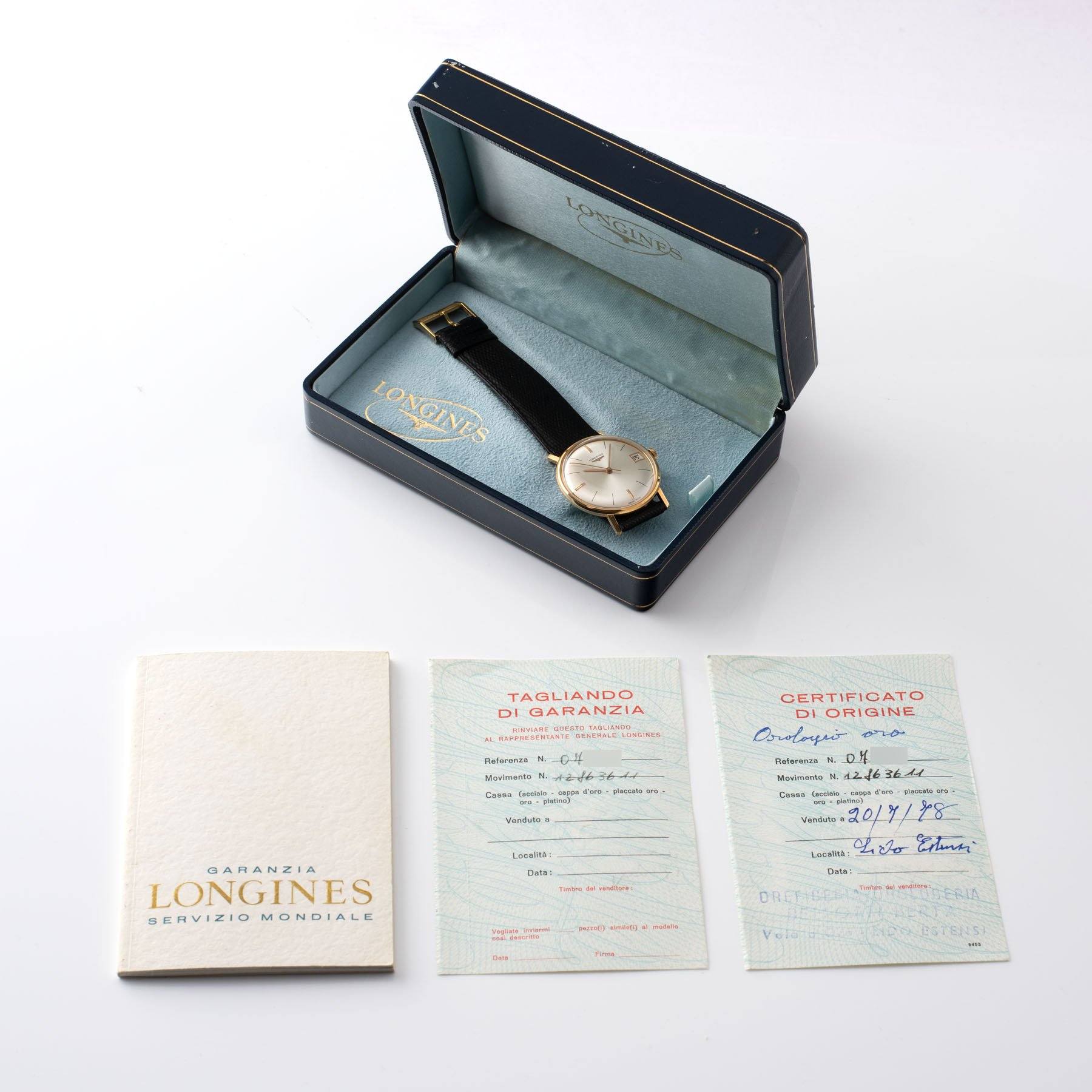 Longines Box and Paper set New Old Stock