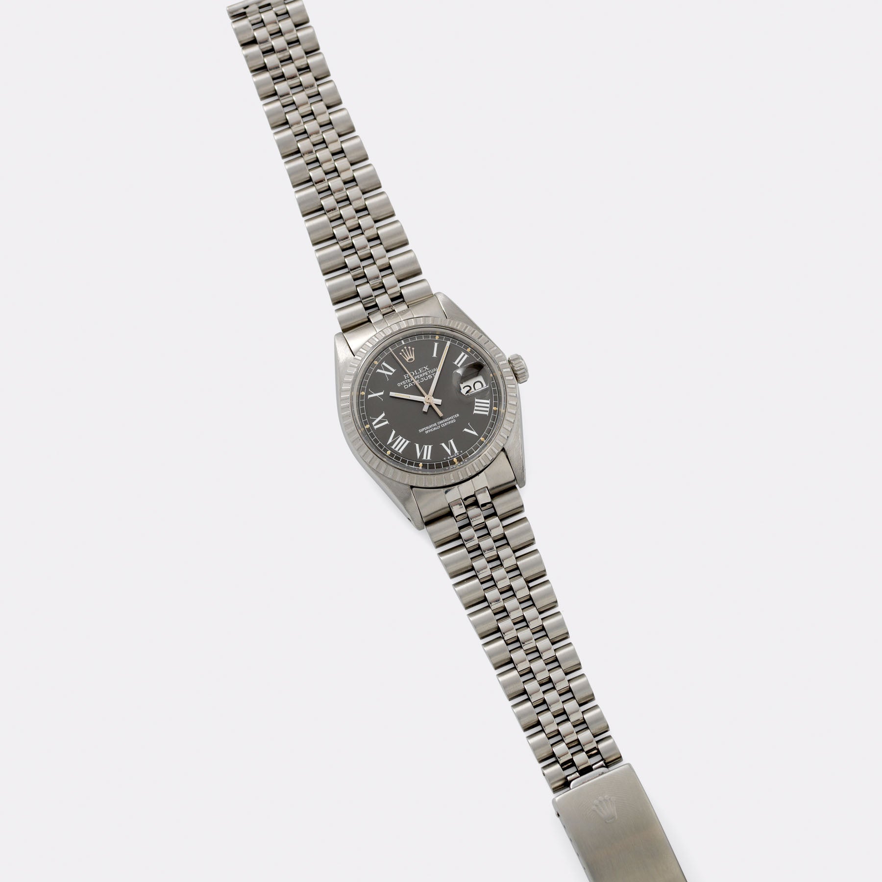 Rolex Datejust Grey Buckley Dial Reference 1603