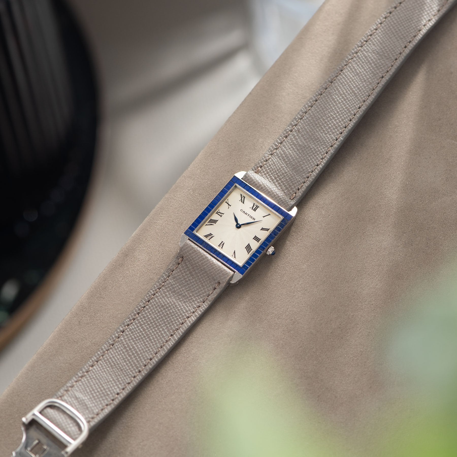 Cartier by Piaget White Gold and Lapis Lazuli watch