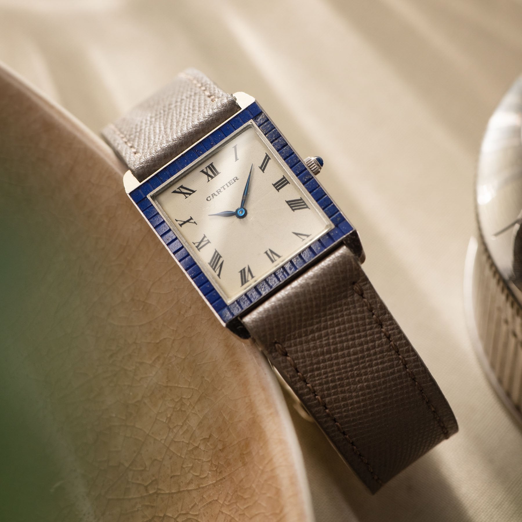 Cartier by Piaget White Gold and Lapis Lazuli watch
