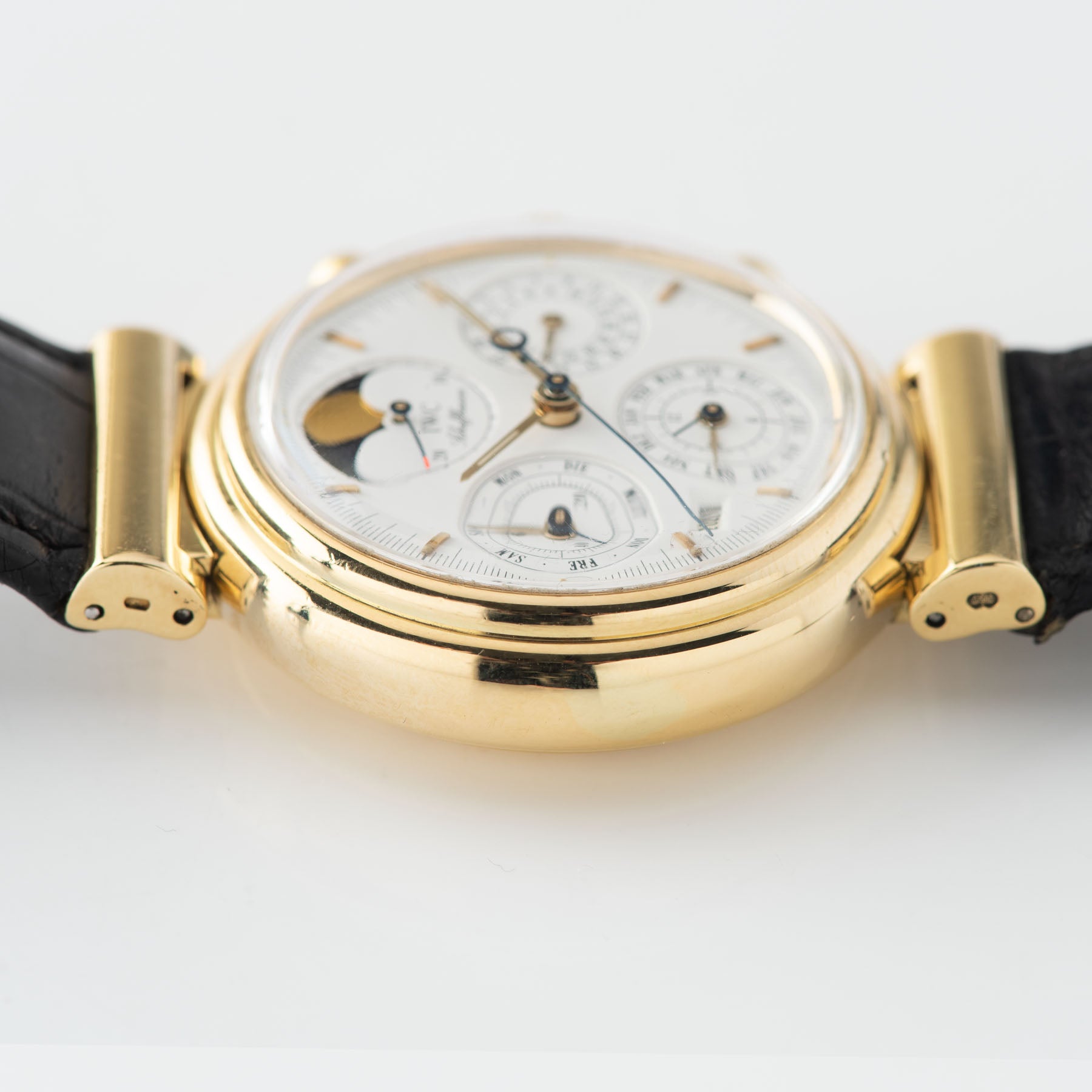 IWC Da Vinci Perpetual Calendar Chrono Yellow Gold Reference 3750