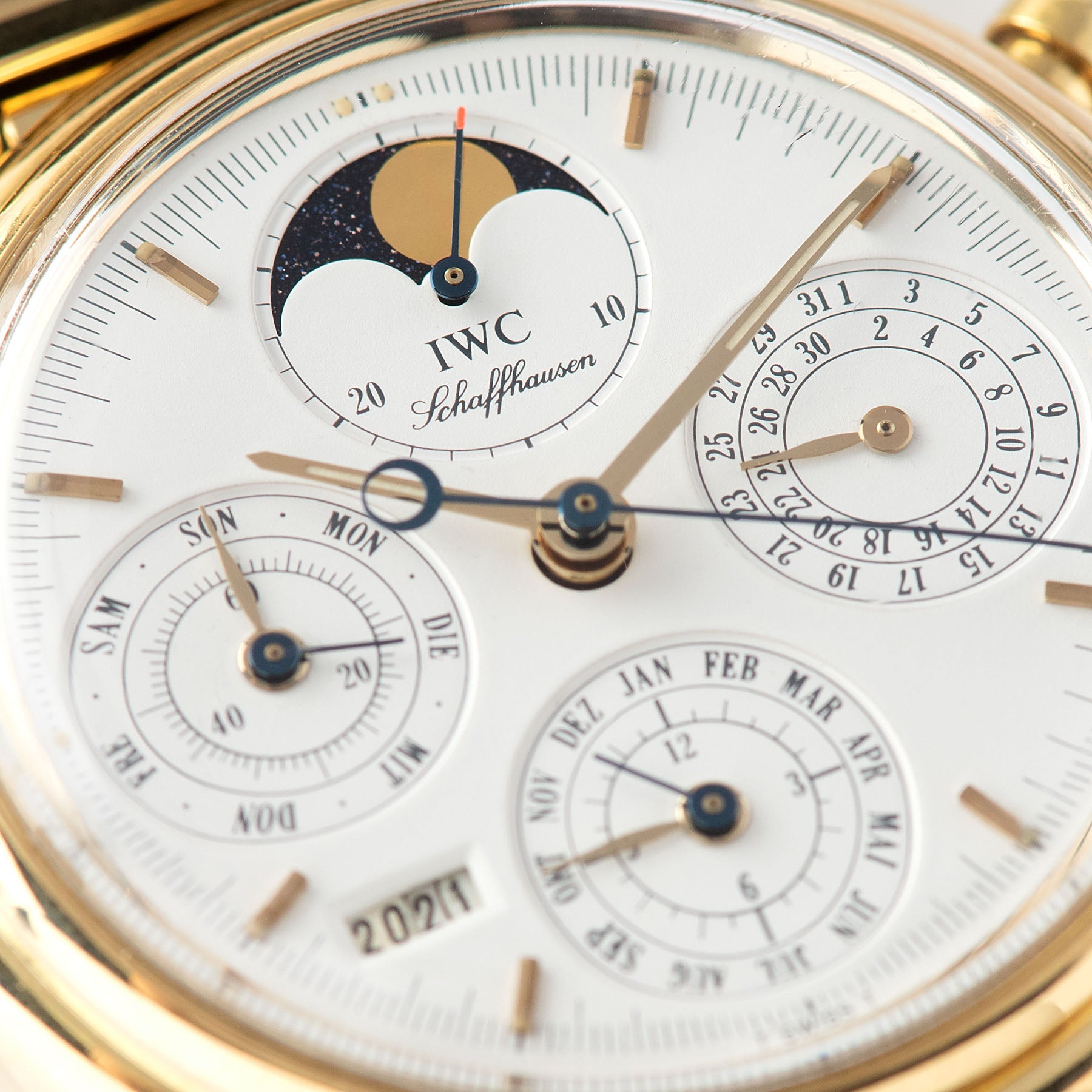 Iwc schaffhausen da clearance vinci perpetual calendar chronograph