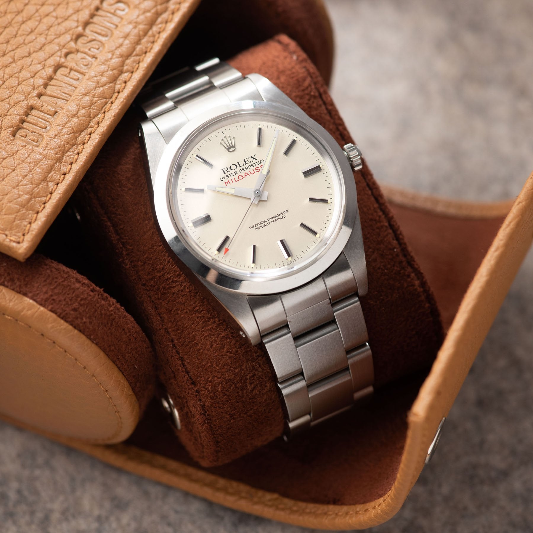 Rolex best sale milgauss gold