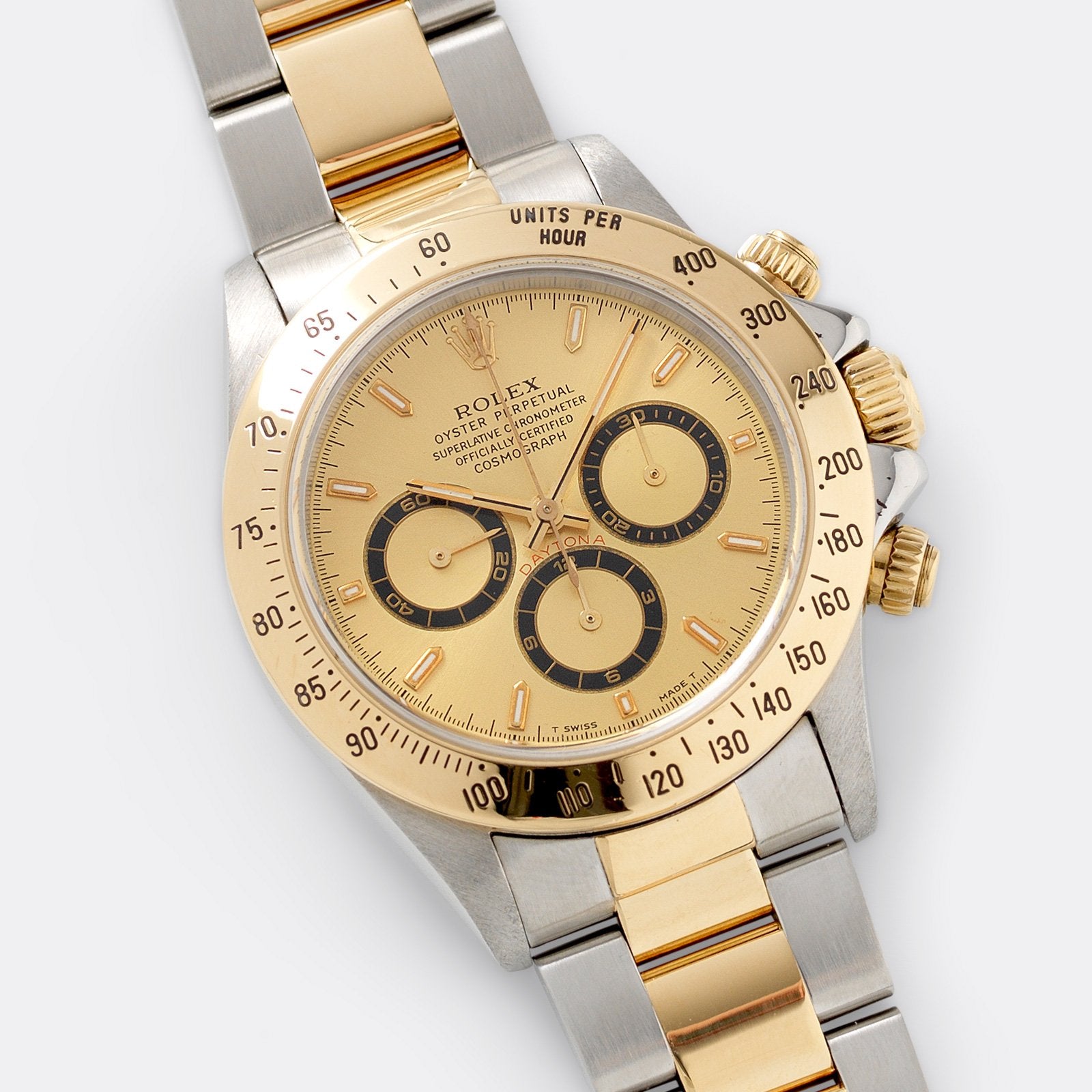 Rolex Daytona Steel and Gold 16523 Champagne Dial