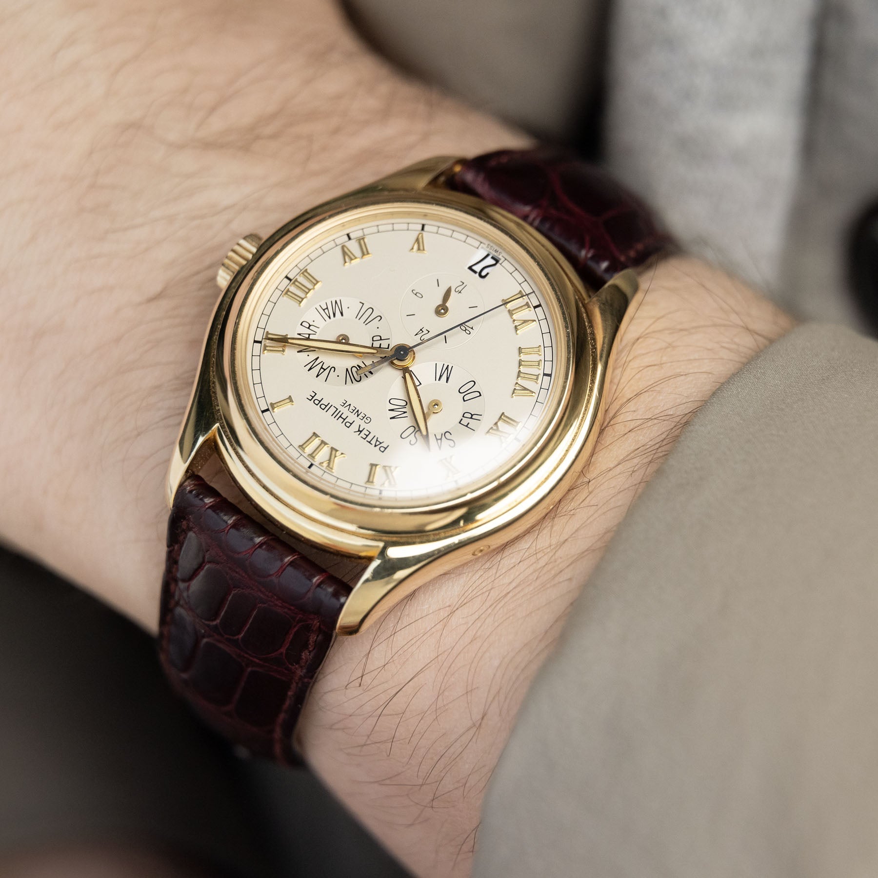 Patek Philippe Annual Calendar Yellow Gold Reference 5035