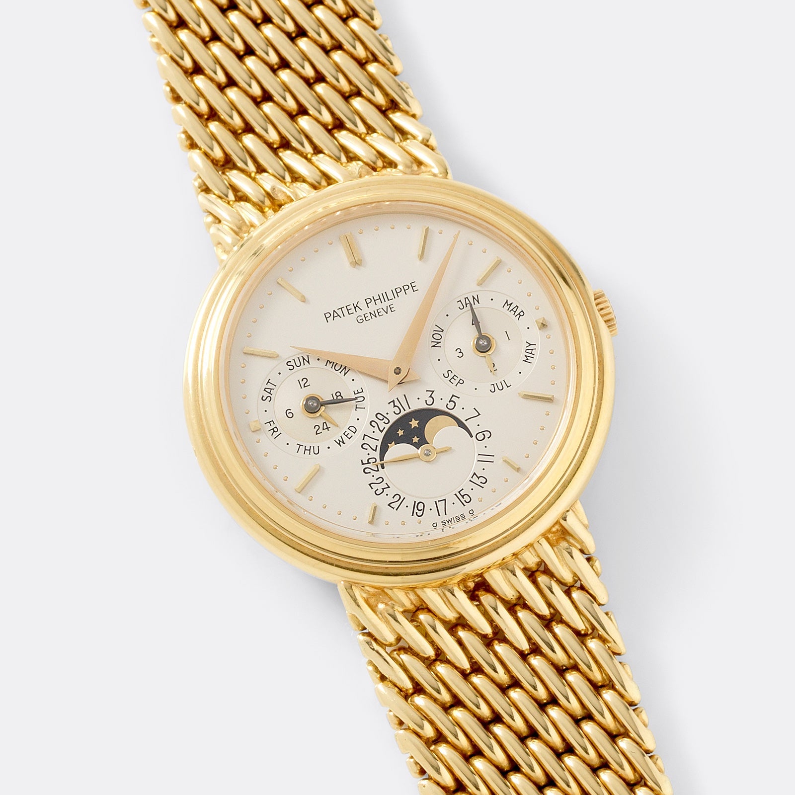 Patek Philippe Perpetual Calendar Yellow Gold Reference 3945/1