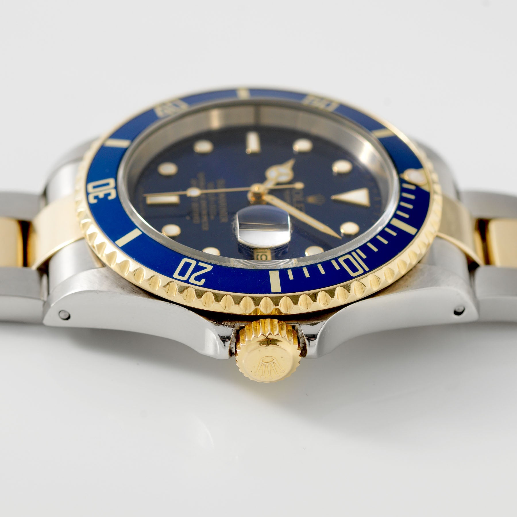 Rolex Submariner Date Blue Dial Two Tone 16613