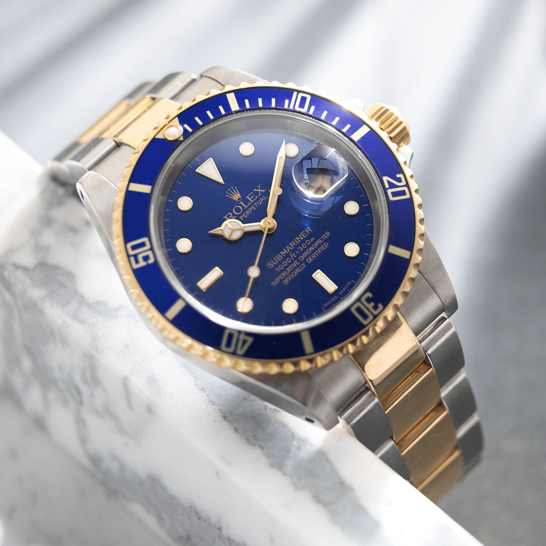 Rolex submariner 1000ft 300m superlative chronometer officially discount certified