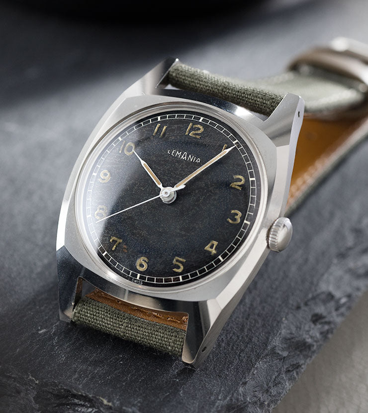 Lemania military watch best sale