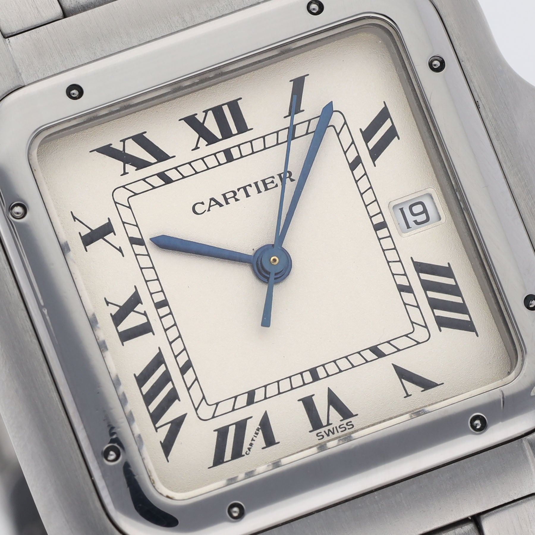 Cartier Panthere Steel Case Cream Dial Box and Papers