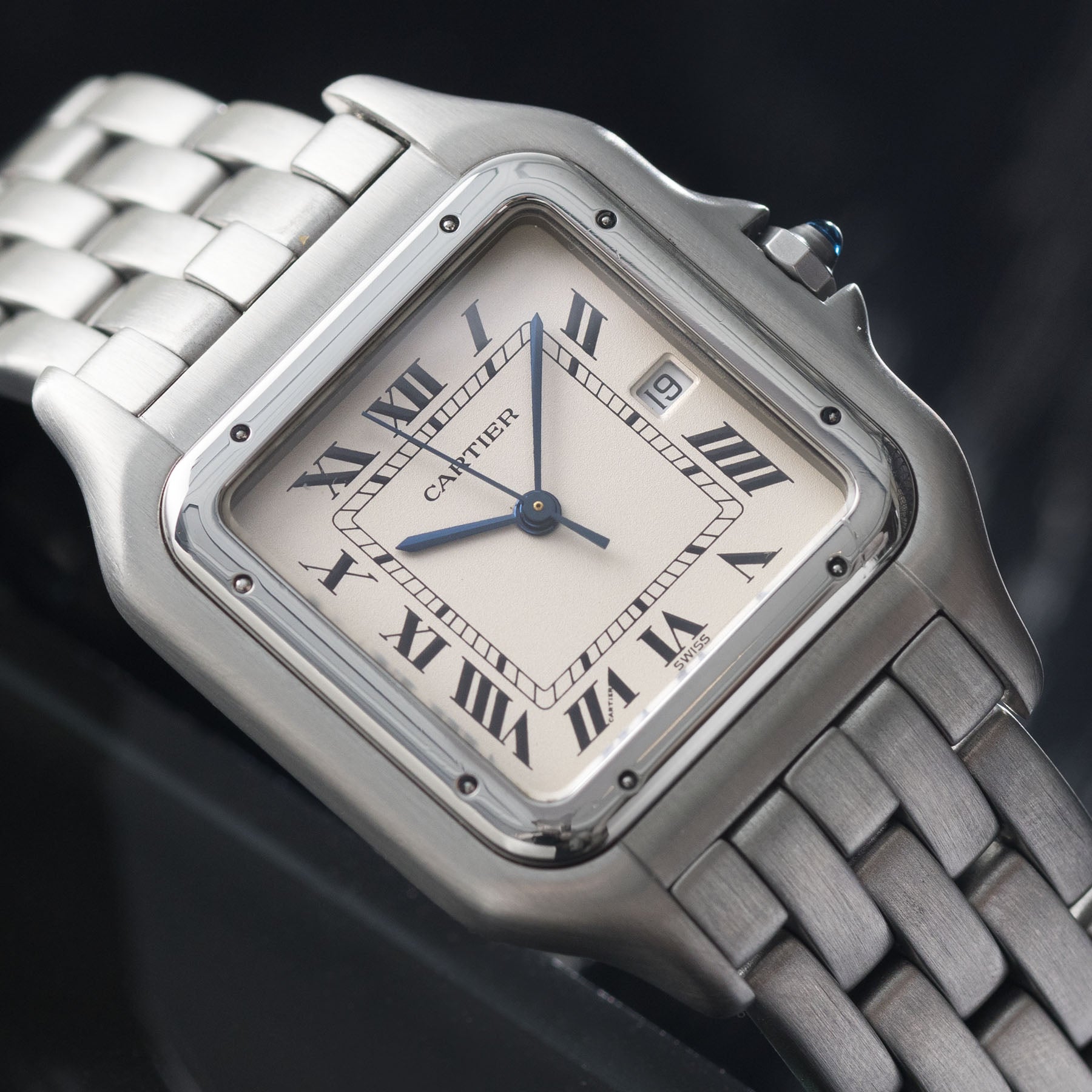 Cartier panthere watch online stainless steel