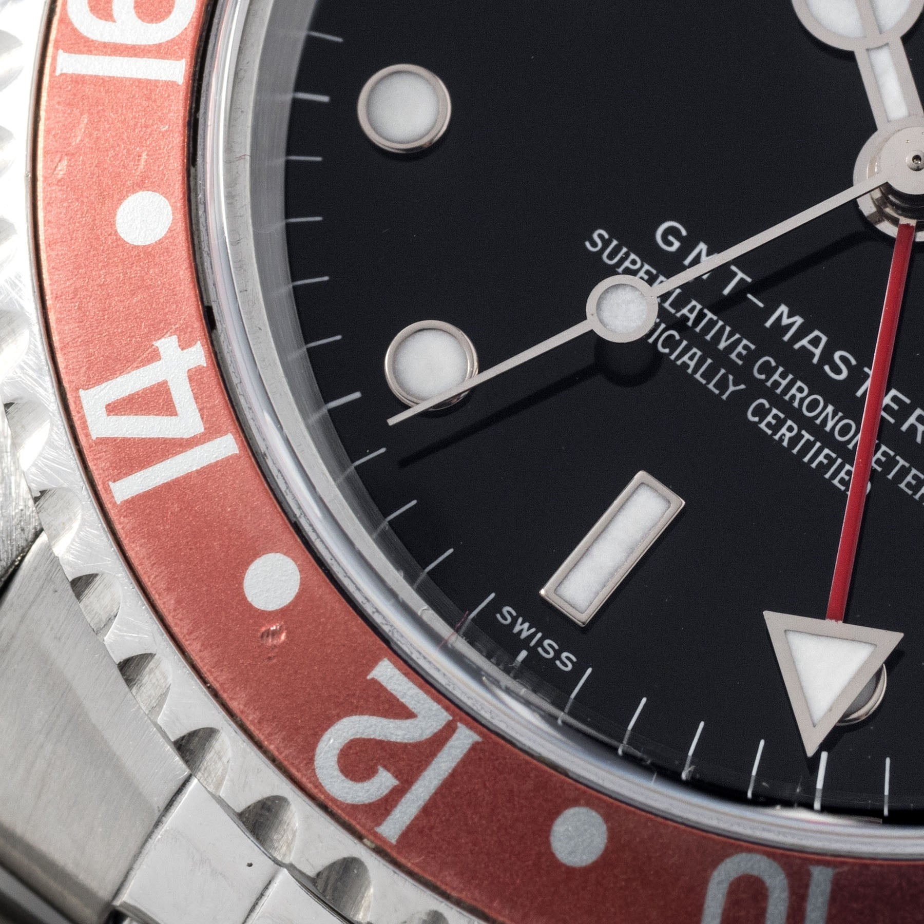 Rolex GMT-Master 16700 Faded Pepsi Swiss Only Dial