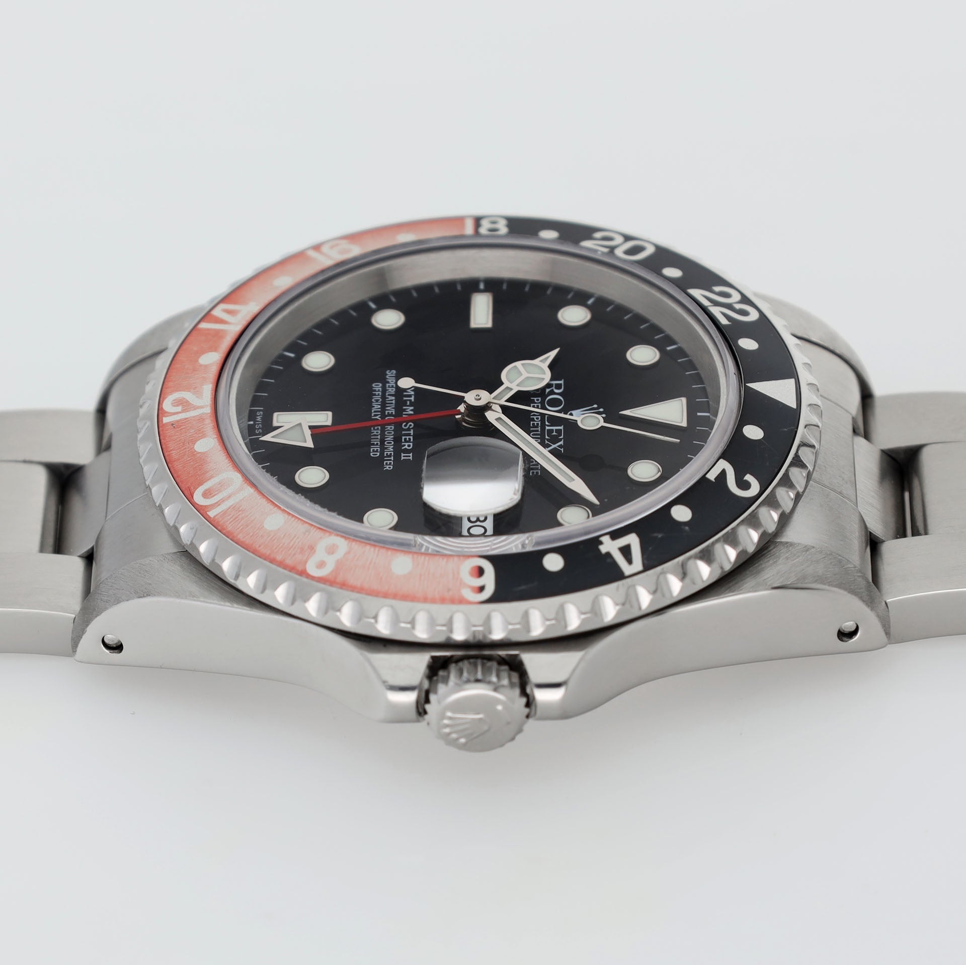 Rolex GMT-Master 2 16710 Swiss Only Dial Faded Coke Bezel 