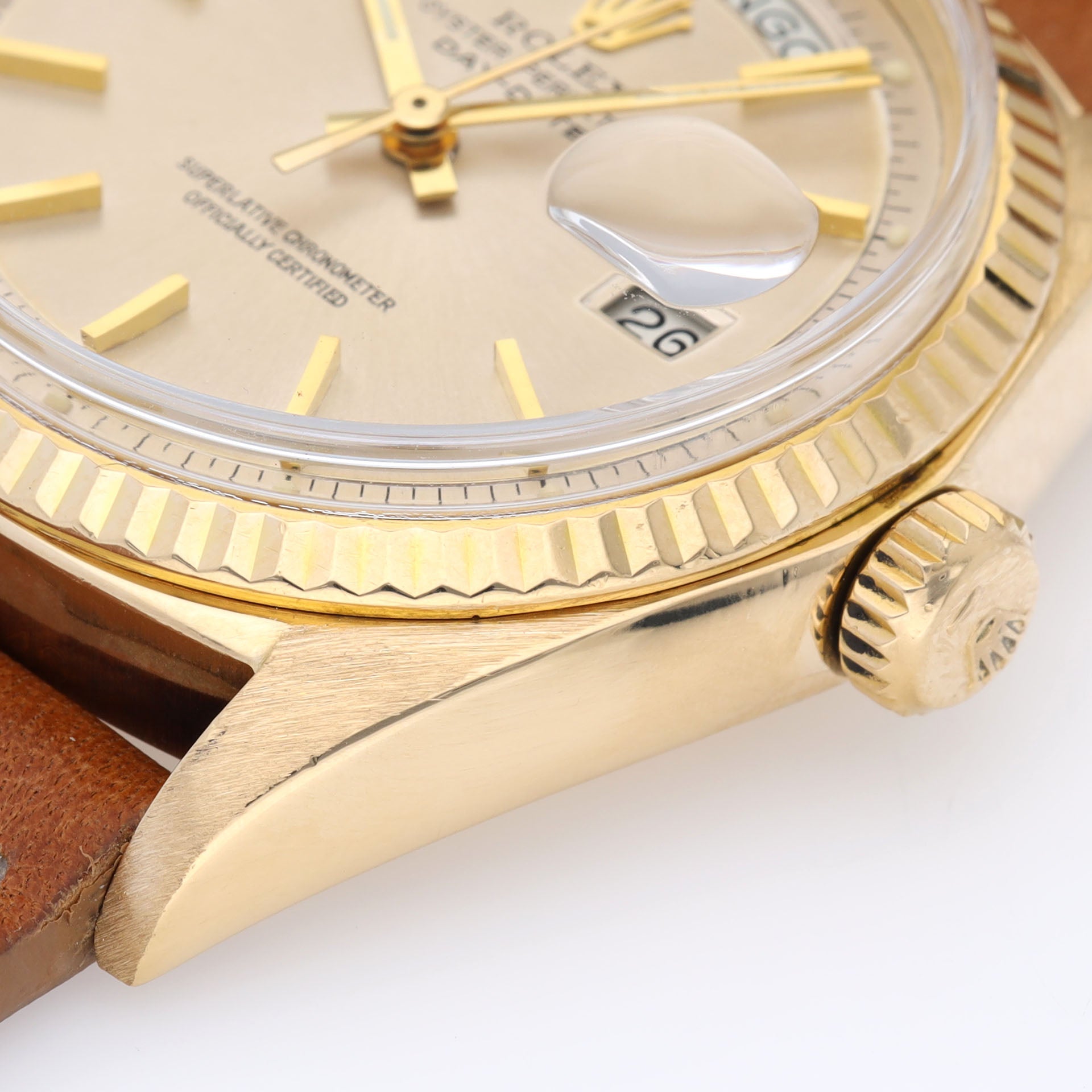 Rolex Day-Date 1803 Yellow Gold Cream Soleil Dial