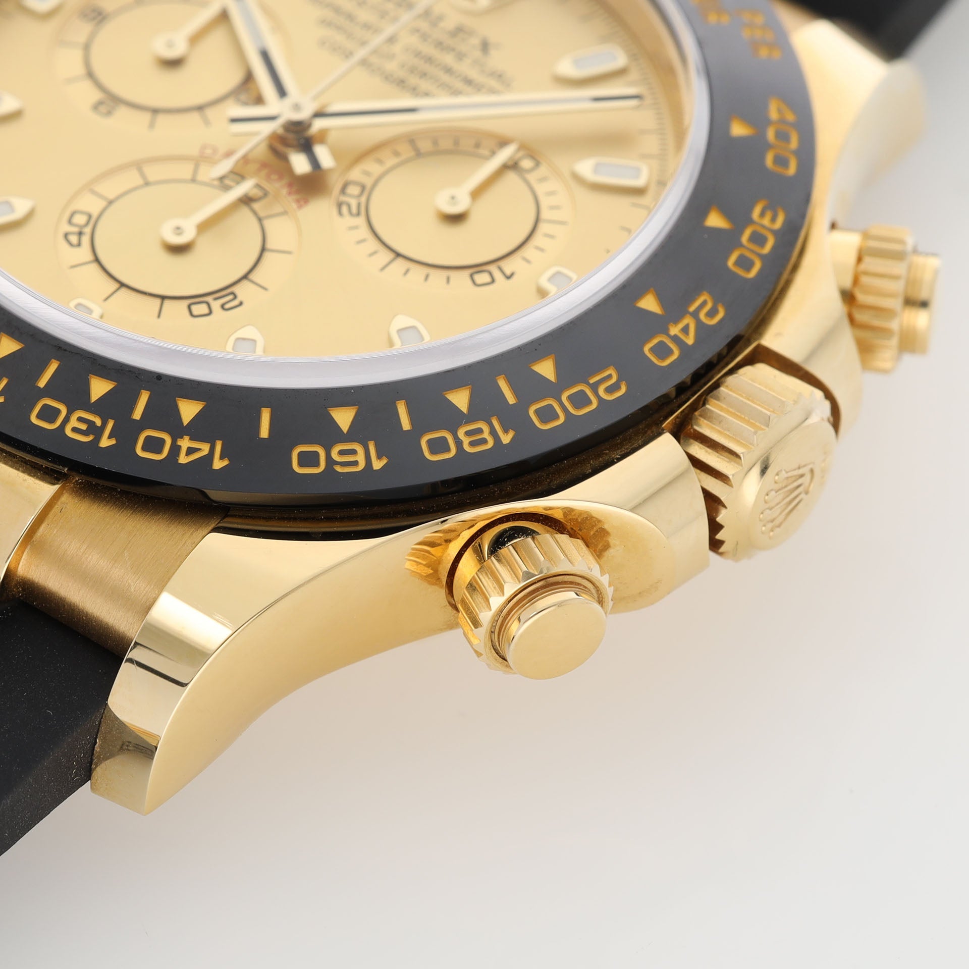 Rolex Daytona 116518LN Yellow Gold Case Ceramic Bezel Full Set