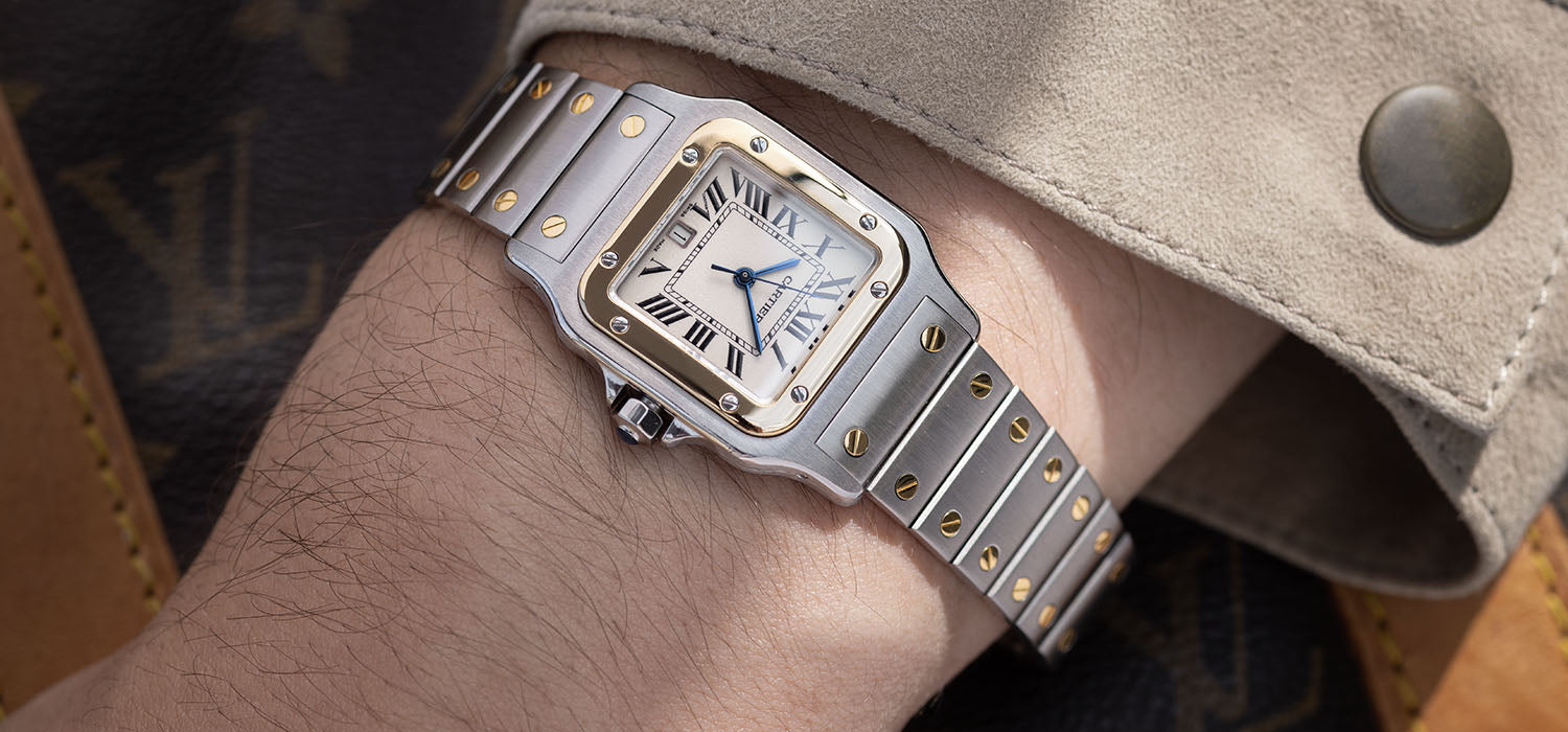 Cartier Santos Galbee 187901 steel and gold