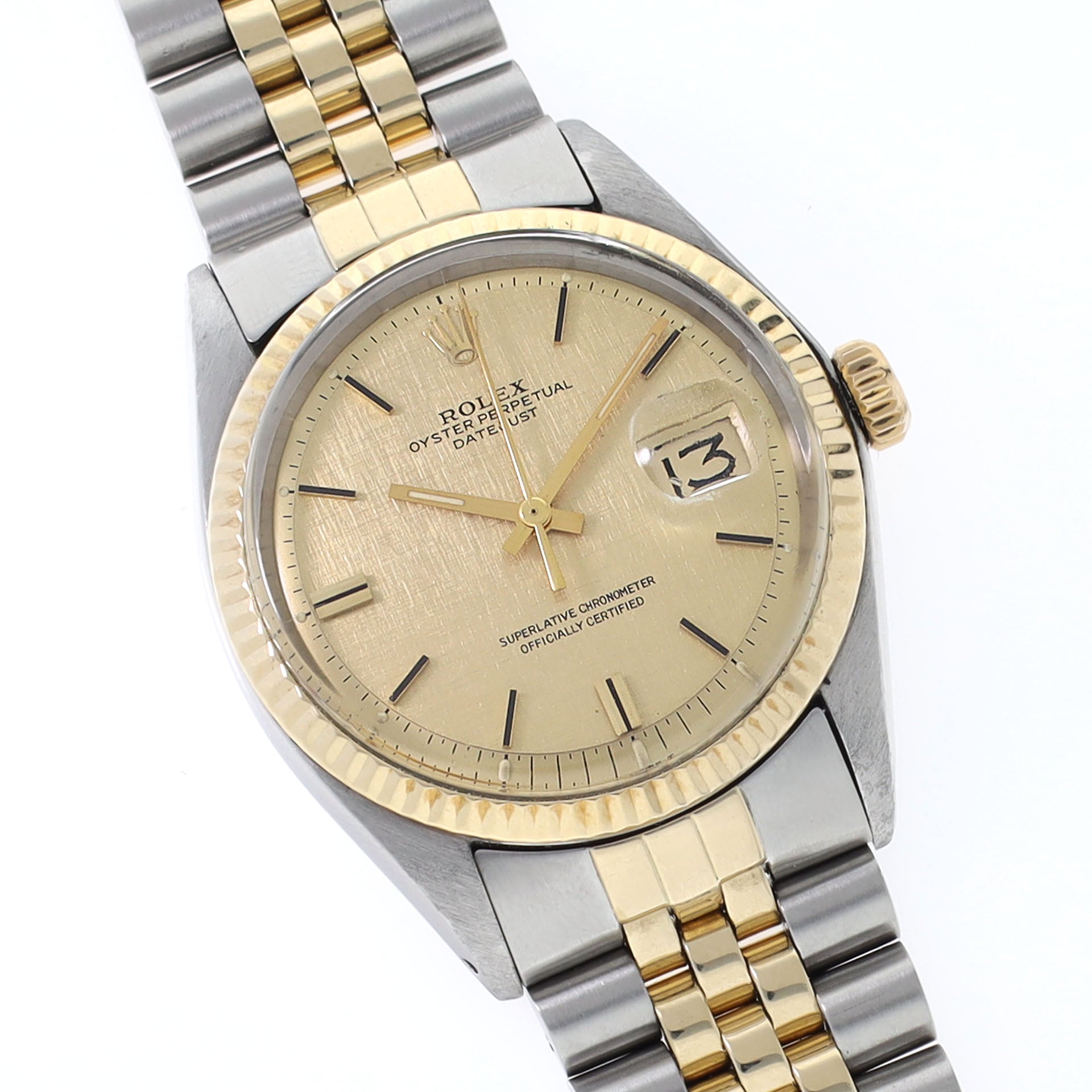 Rolex 1601 hotsell linen dial