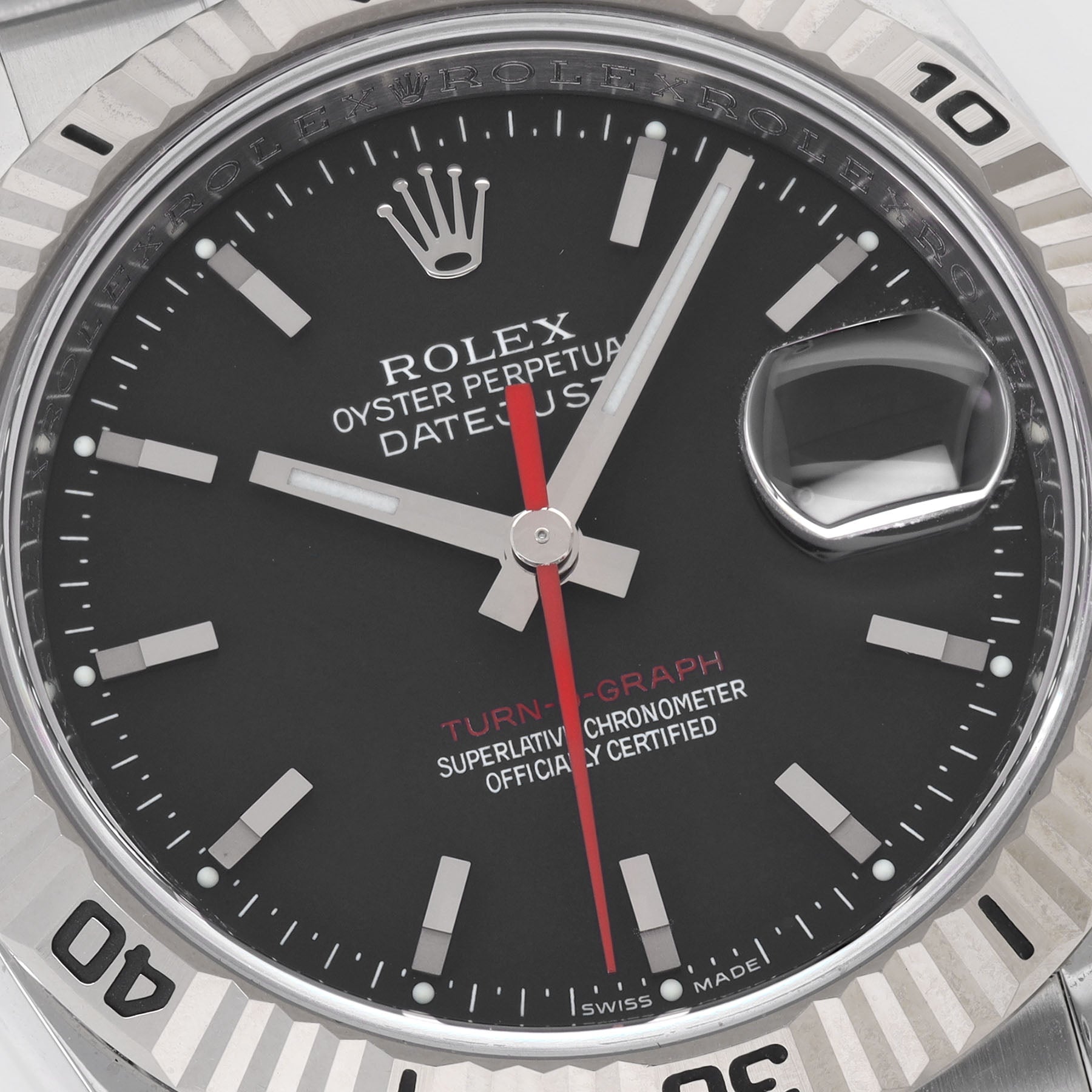 Rolex oyster perpetual on sale date red and black