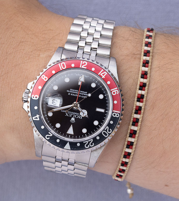 Rolex GMT Master 2 16710 Faded Coke Bezel Swiss Made Dial