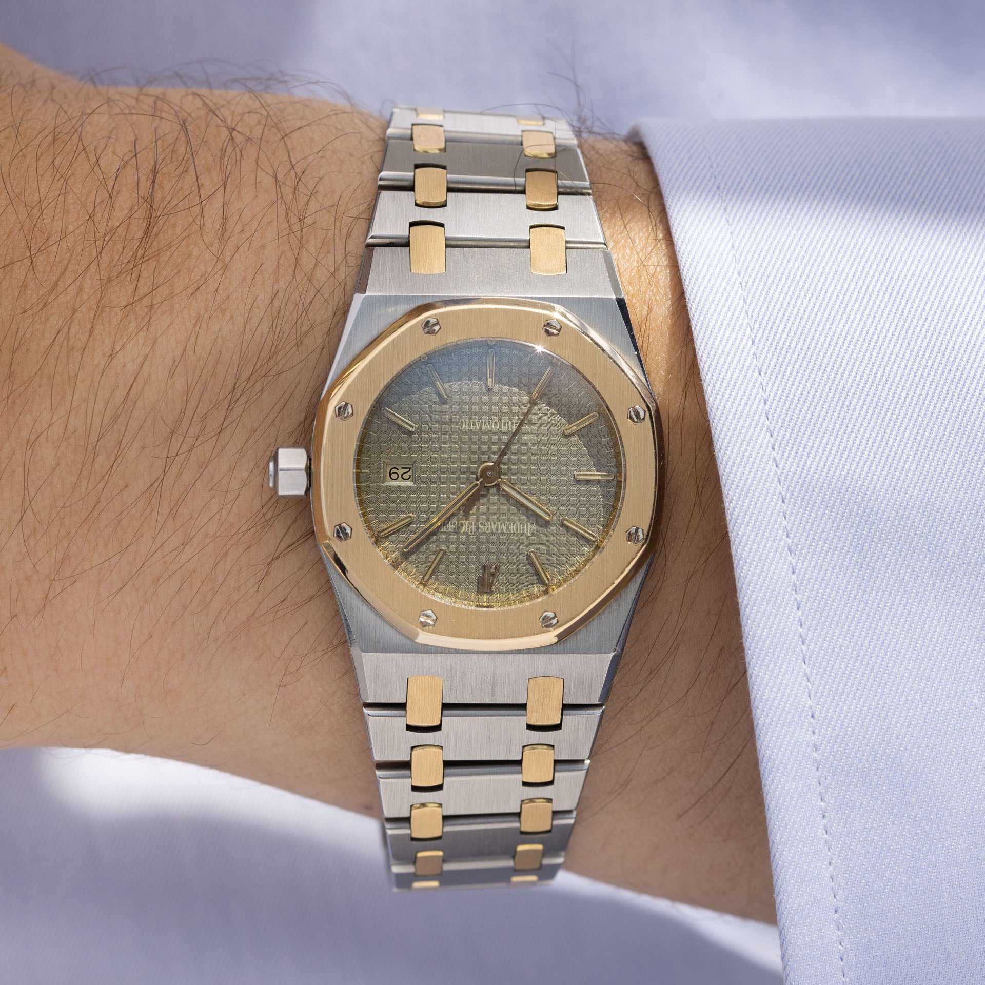 Audemars Piguet Royal Oak 15000SA Steel and Gold Tropical Dial