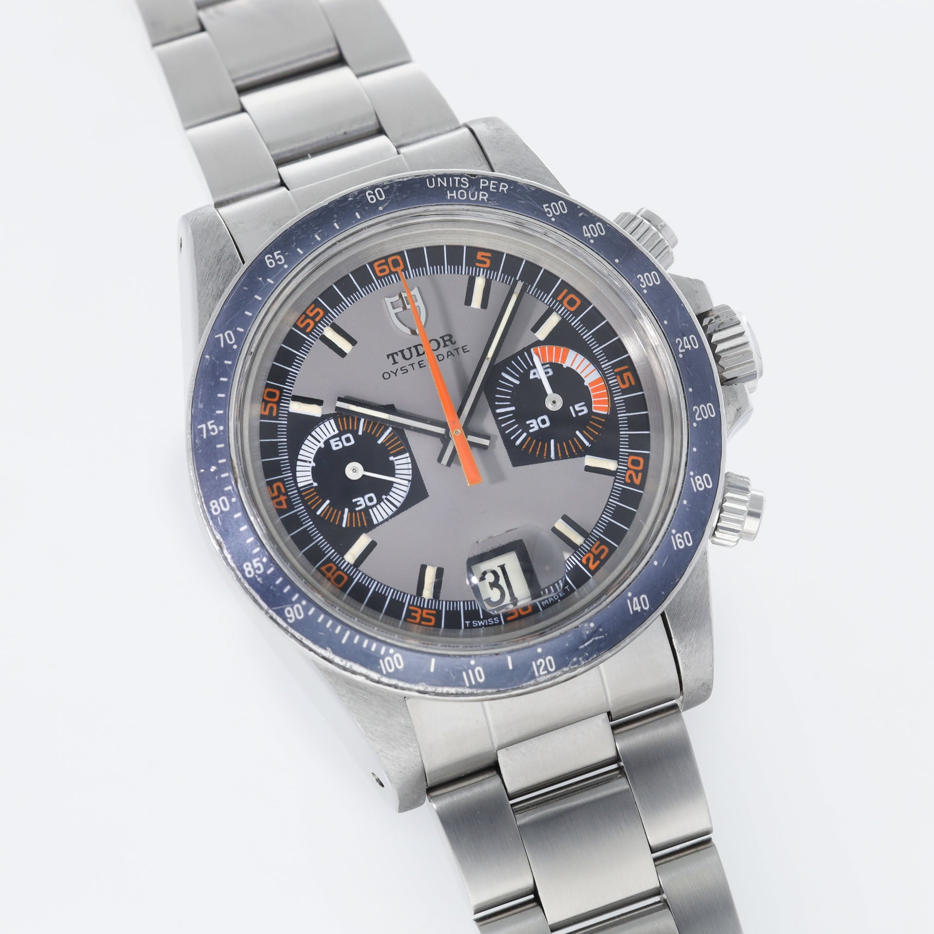 Tudor Oysterdate Chronograph 7149 Monte Carlo Grey Dial