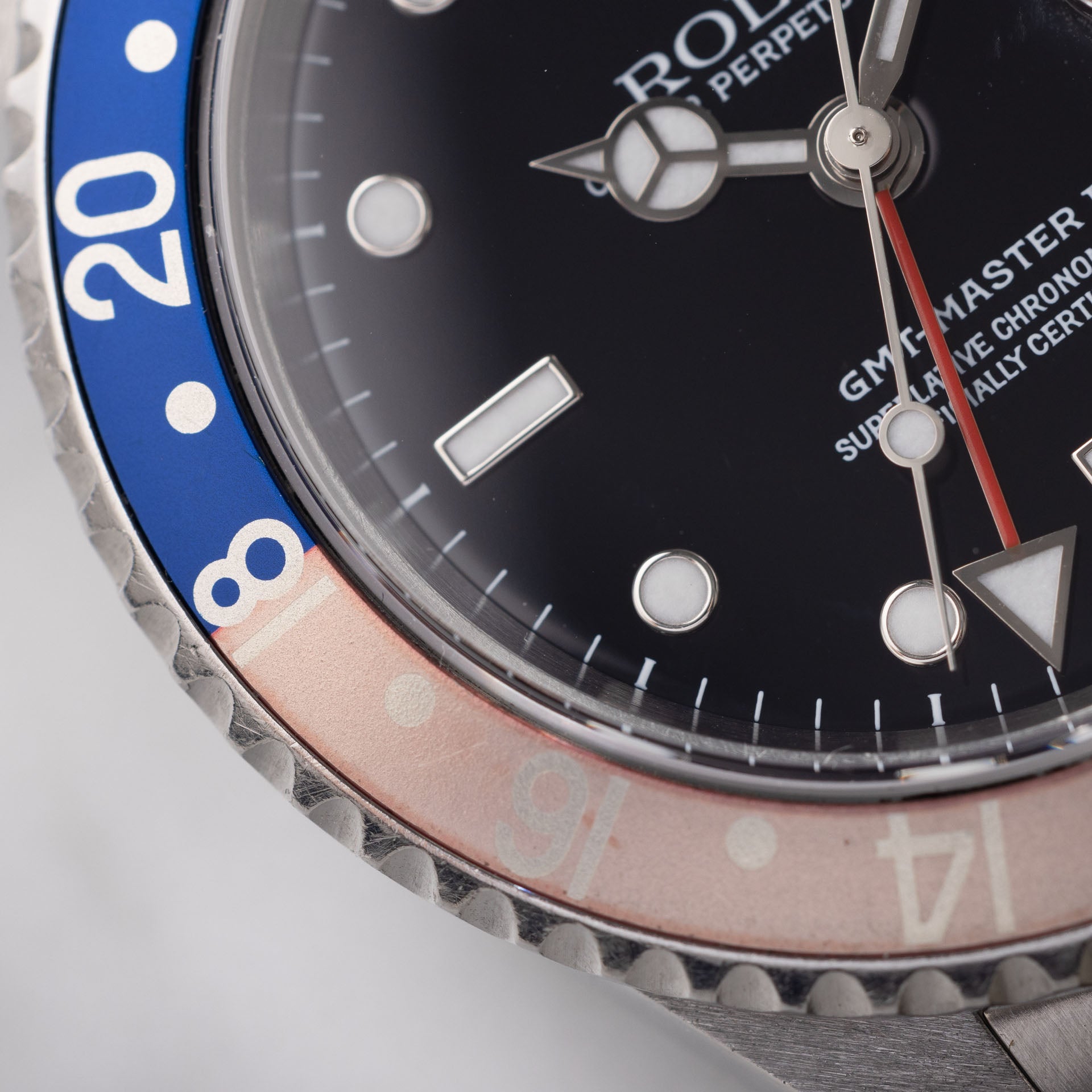 Rolex GMT-Master 2 16710 Faded Pepsi Bezel ‘Swiss Made’ Dial